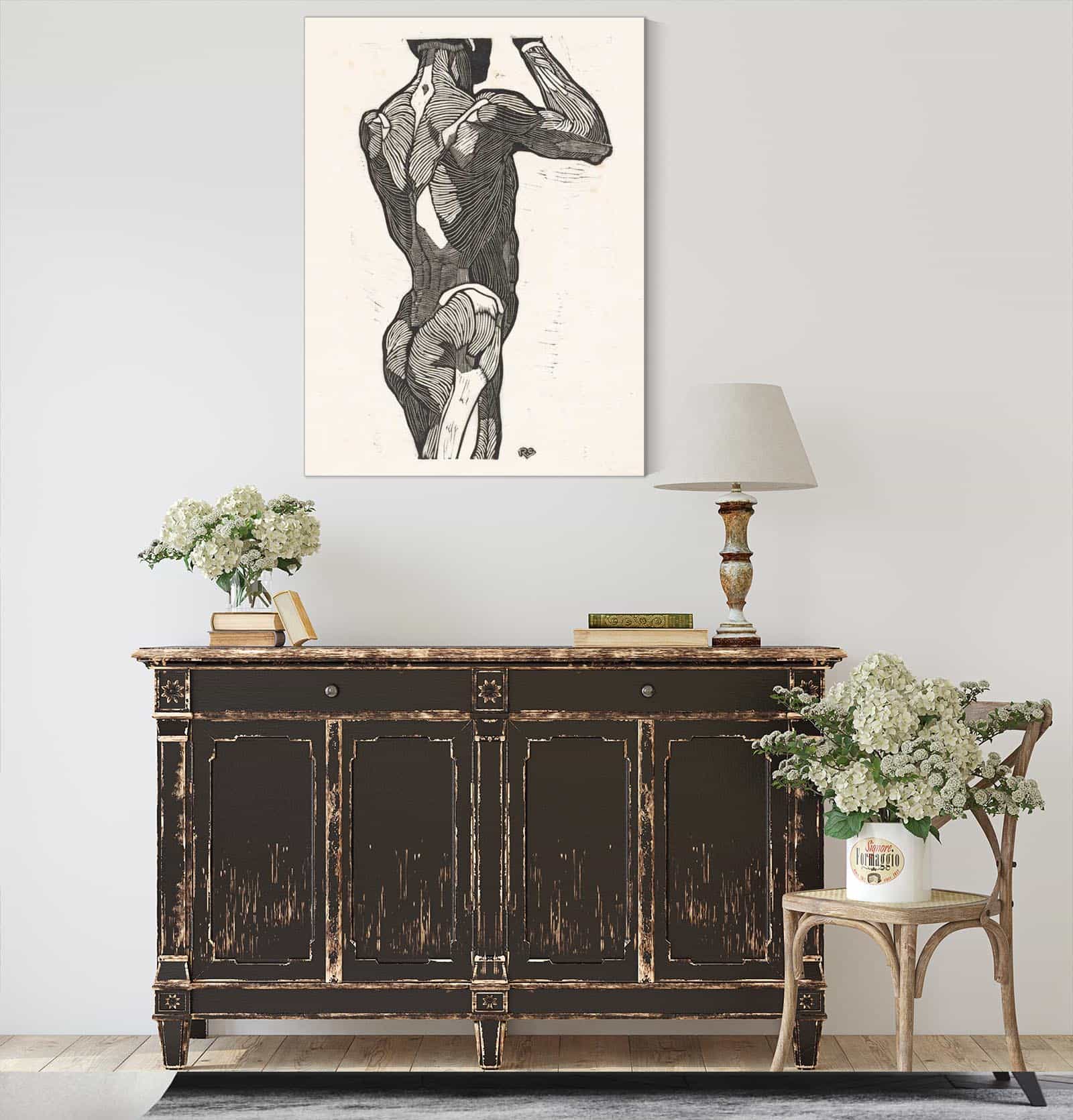 Anatomische Studie Van De Rug En Bilspieren Van Een Man by Reijer Stolk - Image 5