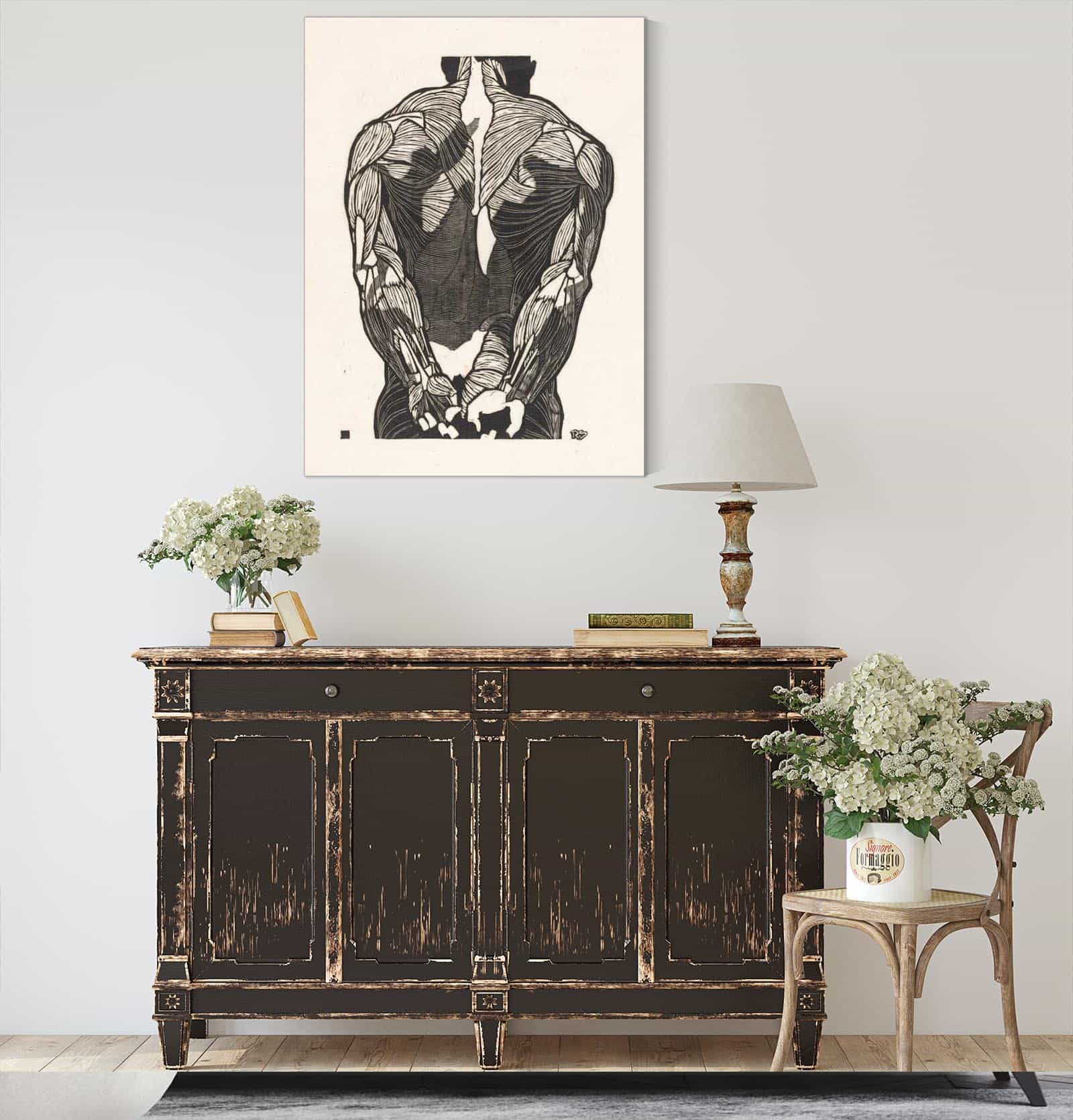 Anatomische Studie Van De Rugspieren Van Een Man by Reijer Stolk - Image 4