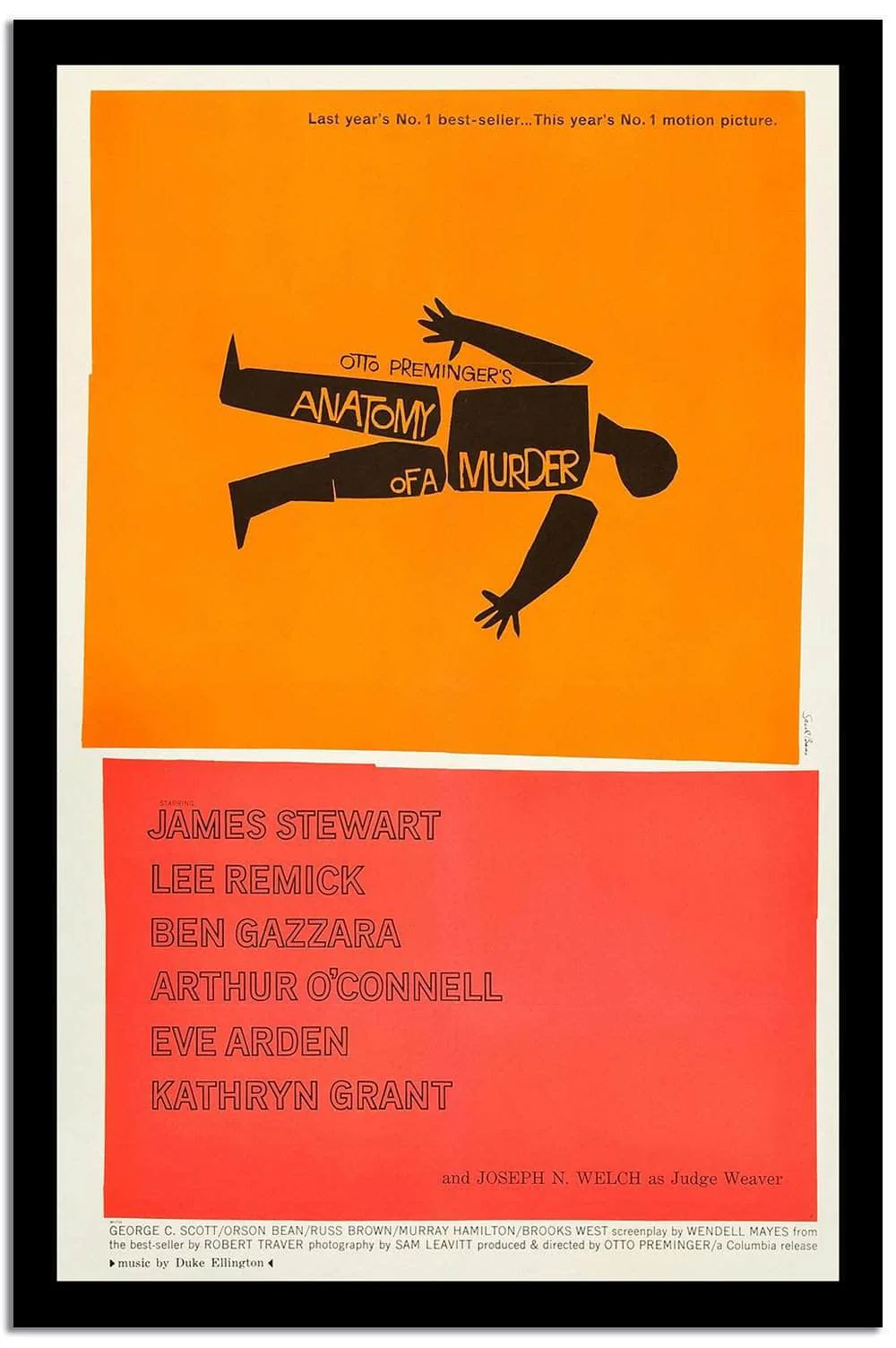 Anatomy Of The Murder Vintage Poster - Image 2