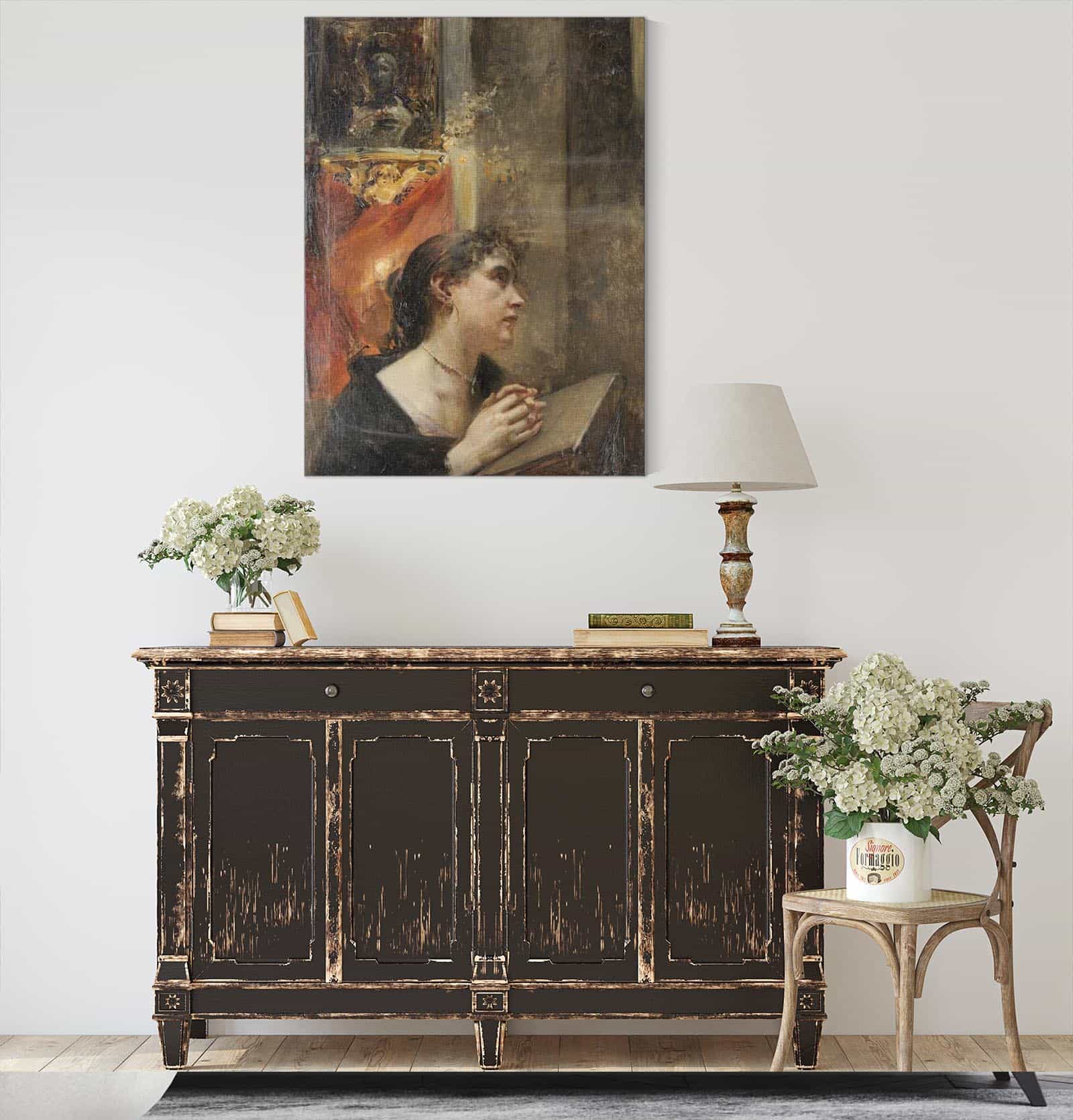 Andacht In Der Kirche by Eduard Veith - Image 4