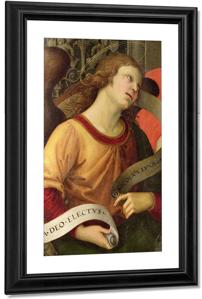 Angel From The Polyptych Of St. Nicolas Of Tolentino By Raphael - Image 3