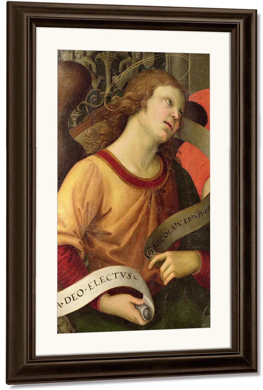 Angel From The Polyptych Of St. Nicolas Of Tolentino By Raphael - Image 4