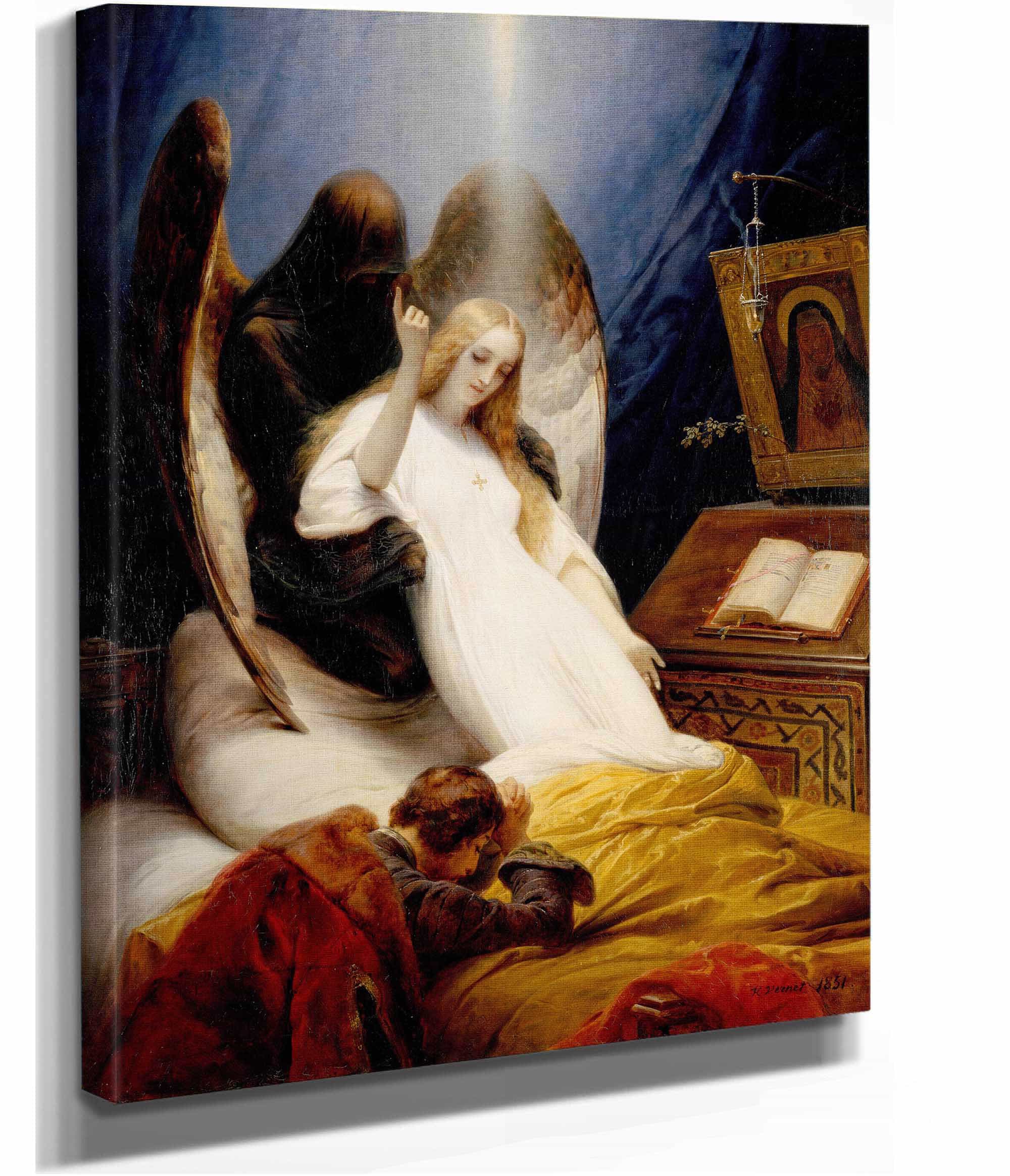 Angel Of The Death by Horace Vernet - Image 2