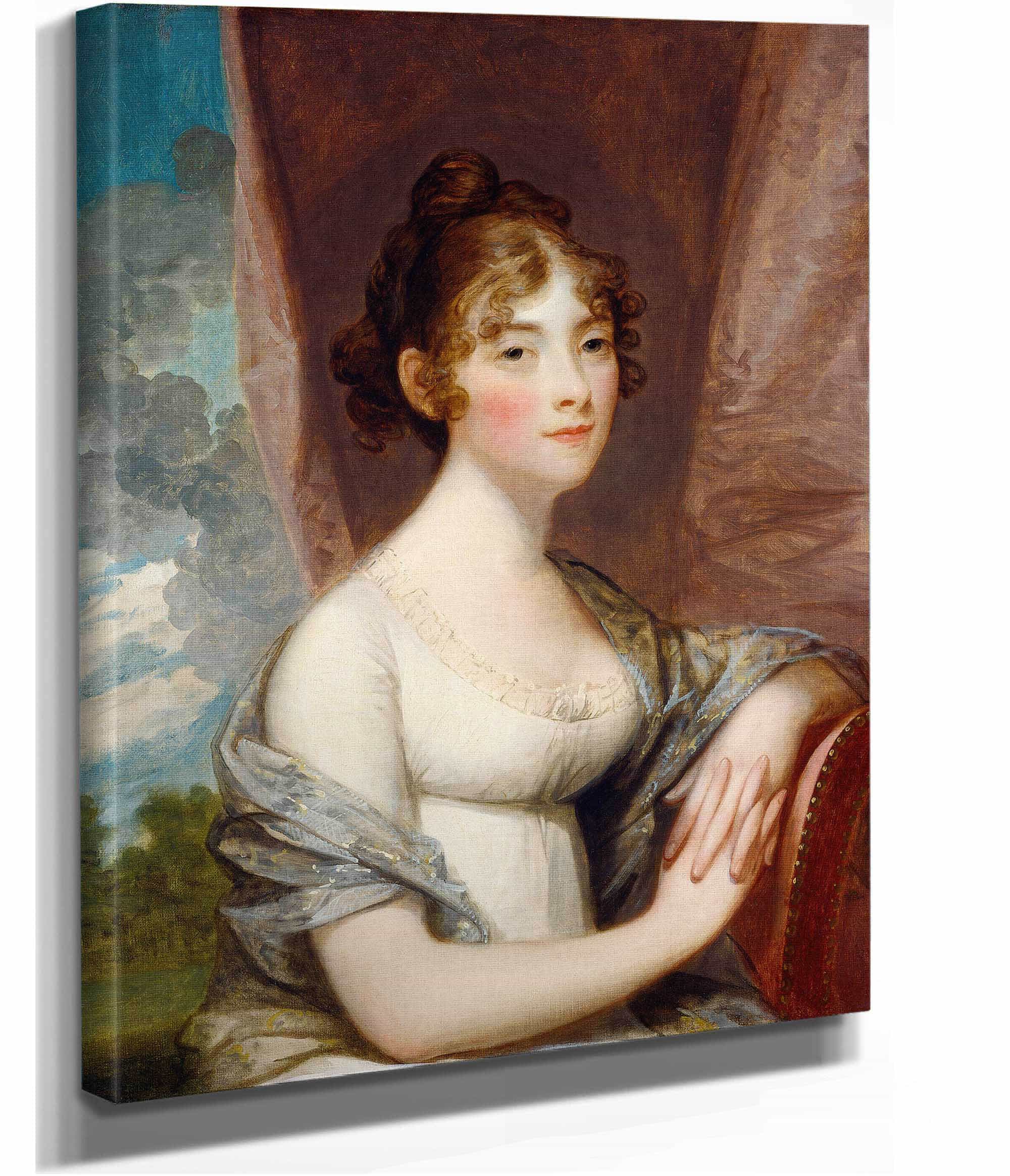 Ann Barry by Gilbert Stuart - Image 2