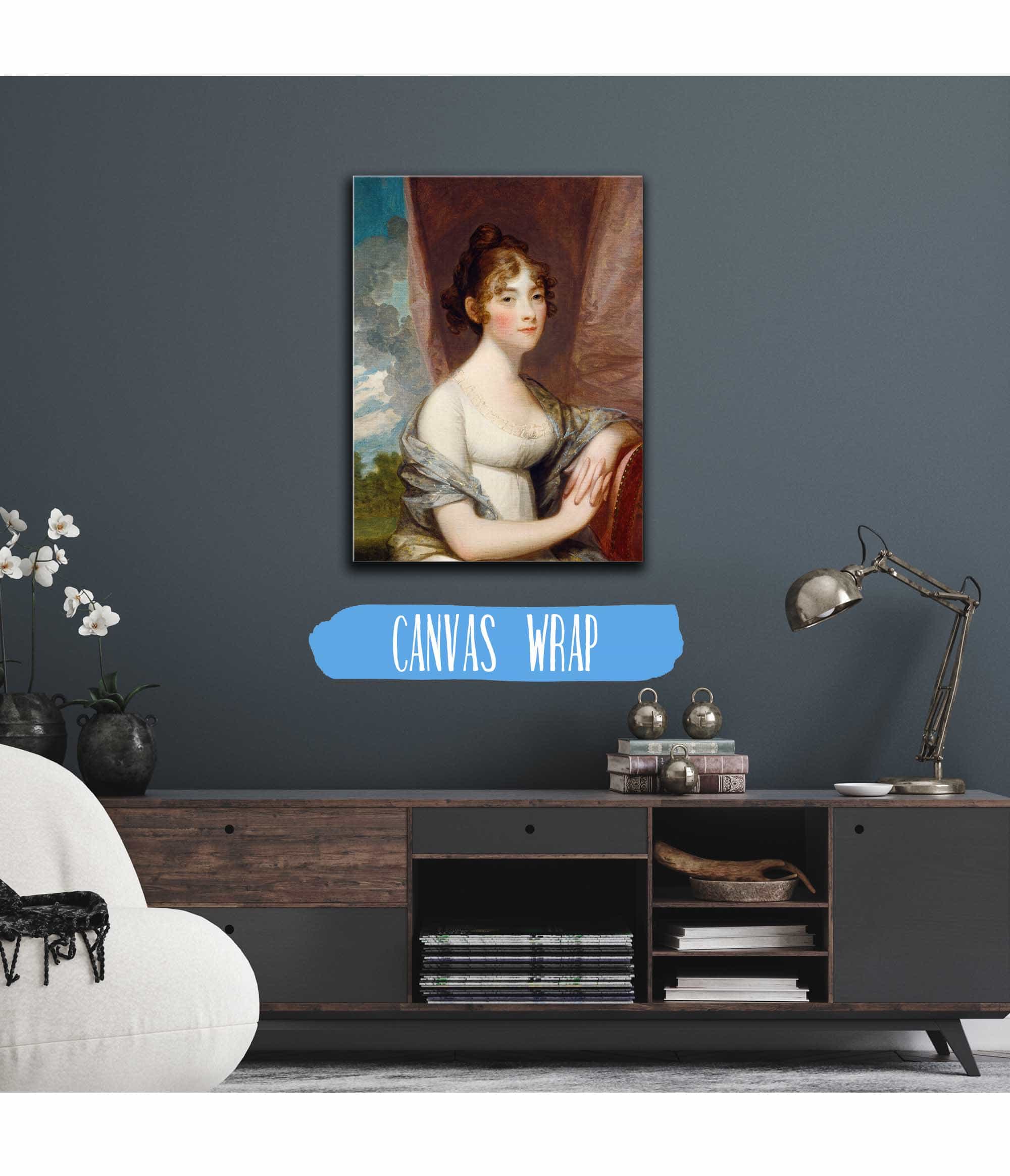 Ann Barry by Gilbert Stuart - Image 3