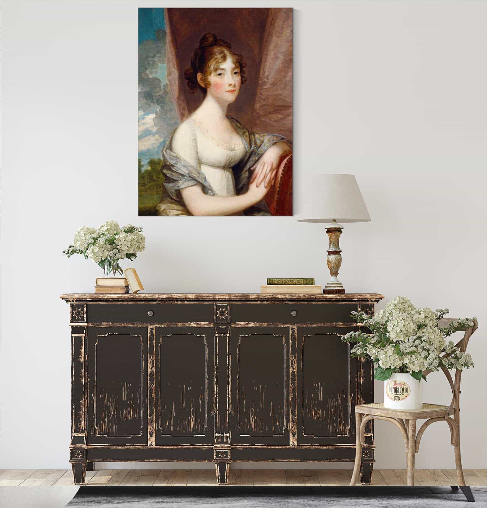 Ann Barry by Gilbert Stuart - Image 4