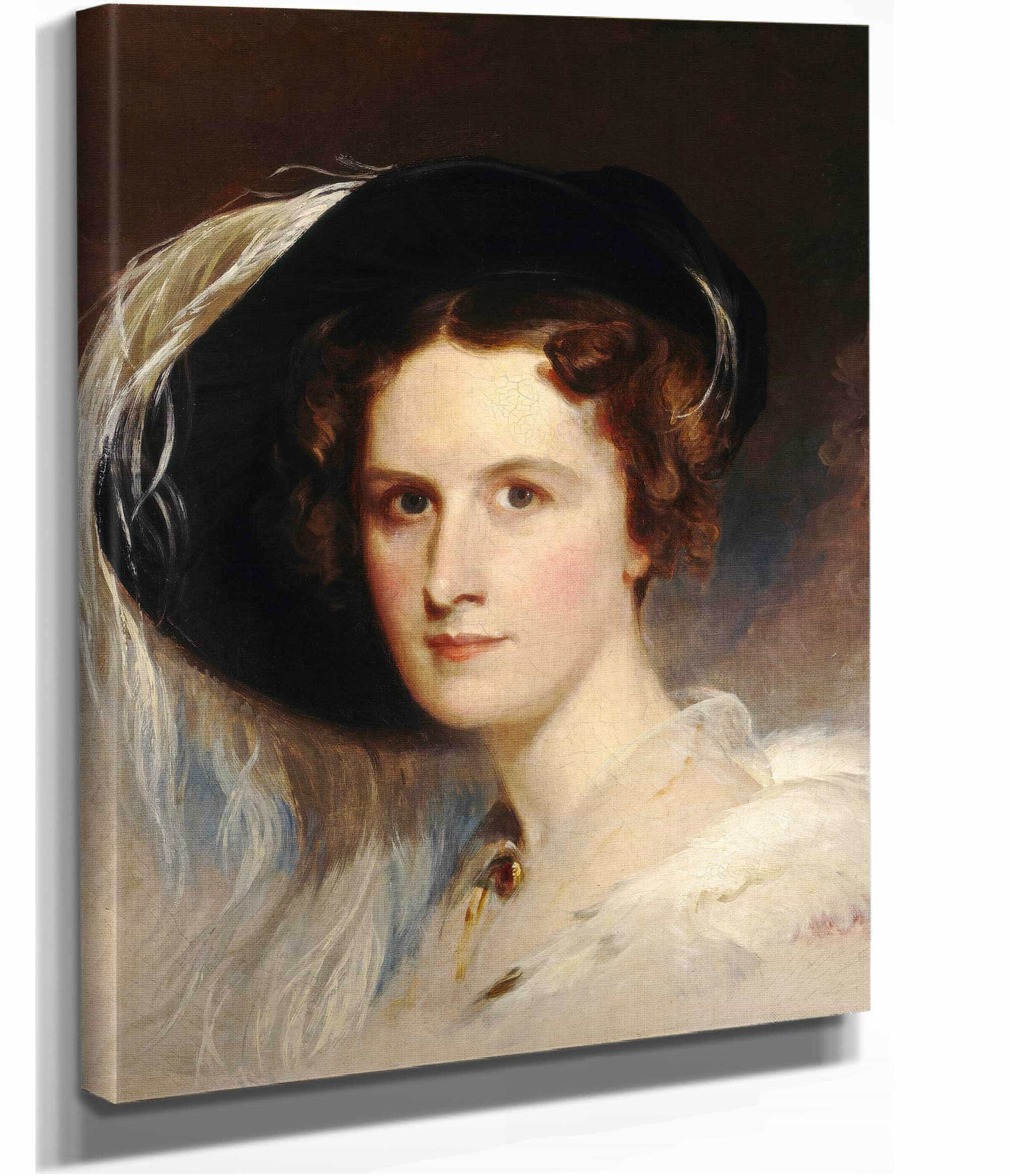 Ann Biddle Hopkinson Mrs Francis Hopkinson by Thomas Sully - Image 2