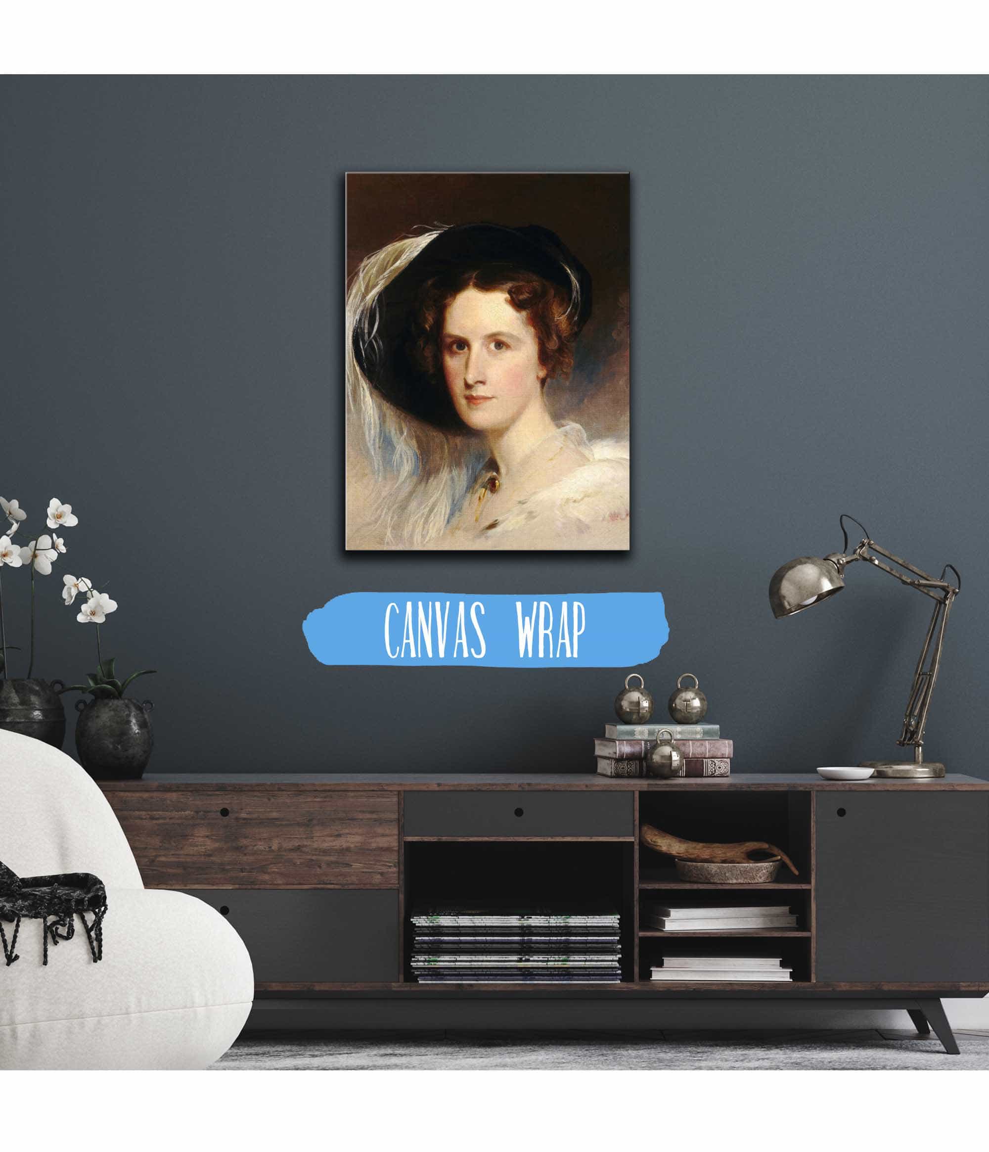 Ann Biddle Hopkinson Mrs Francis Hopkinson by Thomas Sully - Image 3