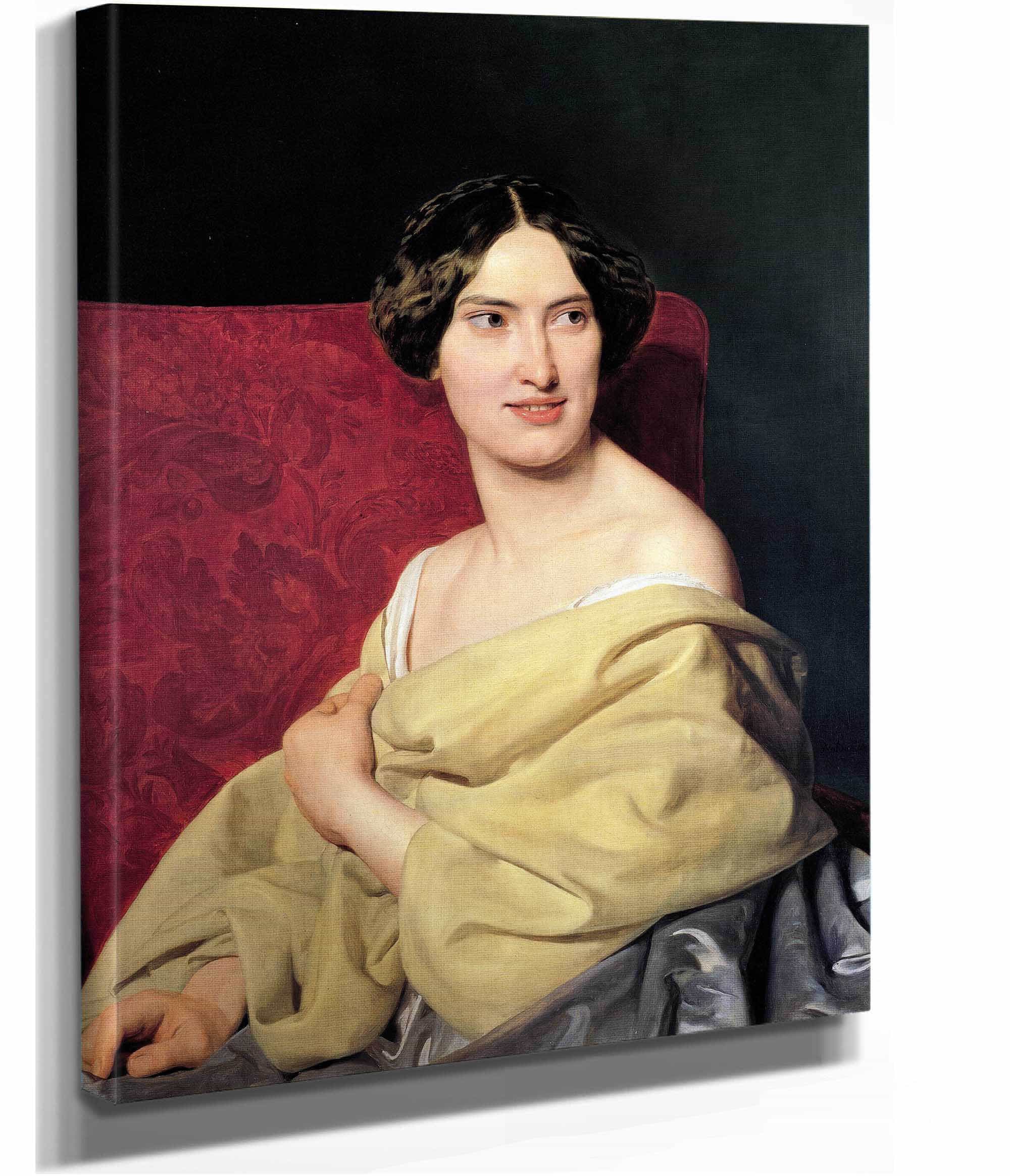Anna Bayer The Artists Second Wife by Ferdinand Georg Waldmuller - Image 2