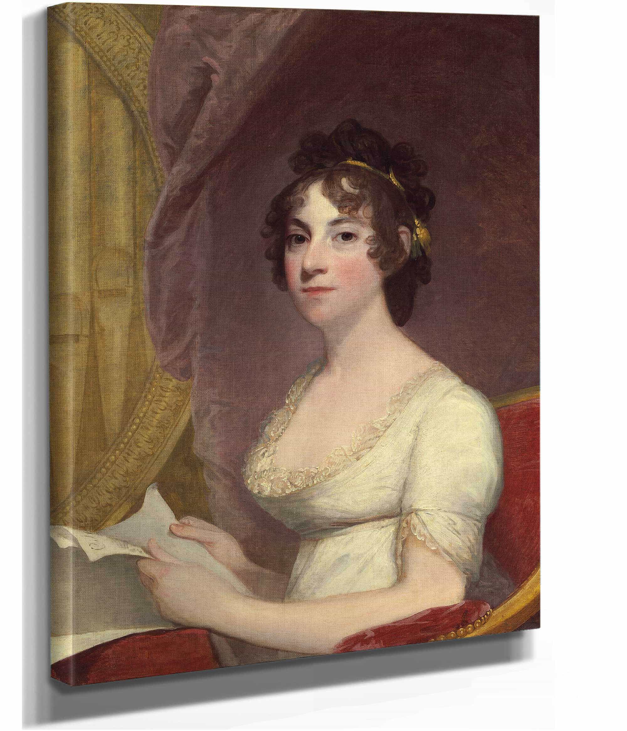 Anna Maria Brodeau Thornton Mrs William Thornton by Gilbert Stuart - Image 2