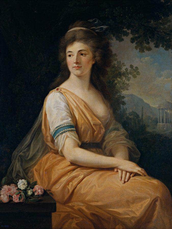 Anna Von Escher Van Muralt 1800 110X86Cm Prado Museum P02473 By Angelica Kauffmann - Image 6