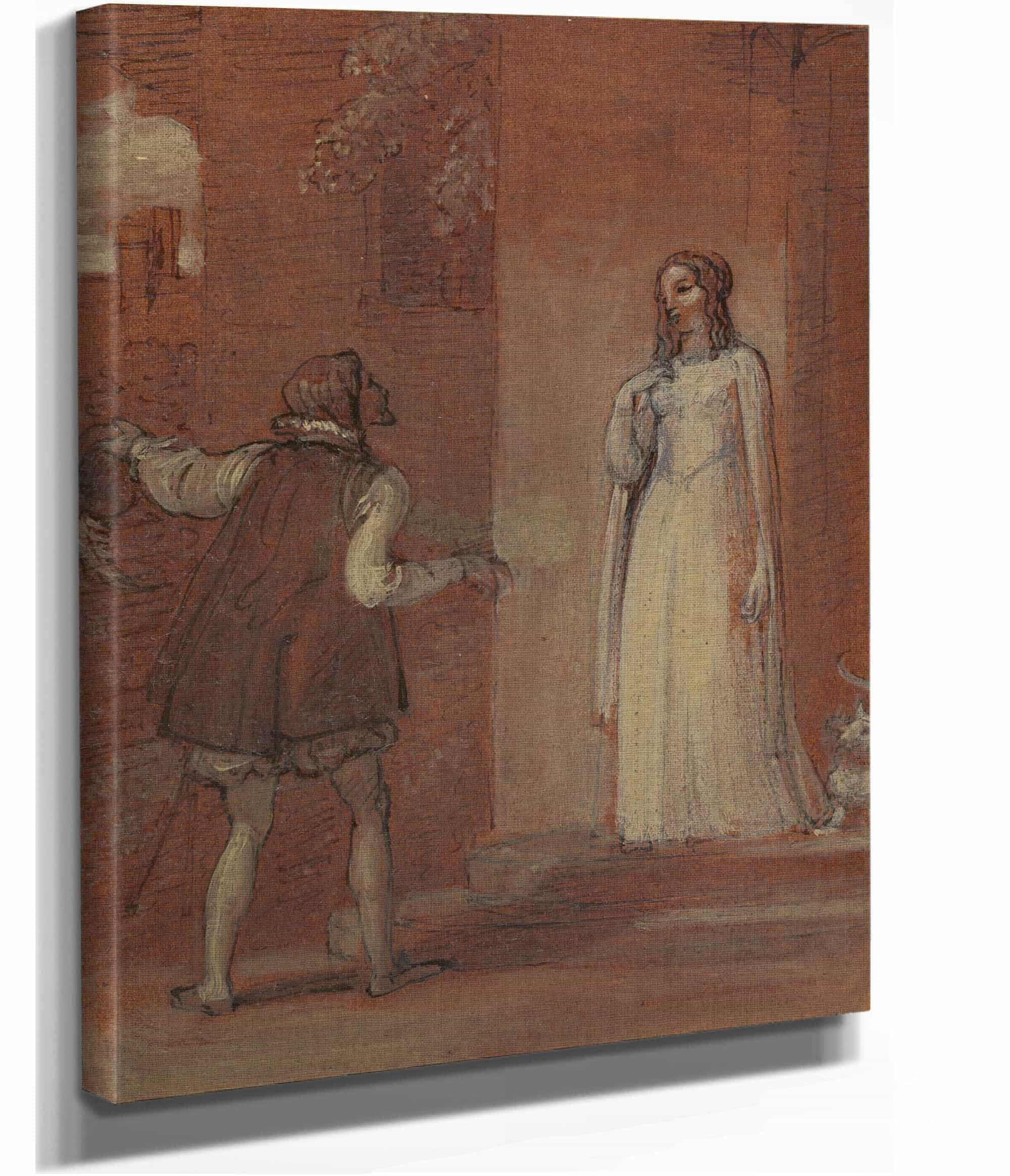 Anne Page And Slender by Robert Smirke - Image 2