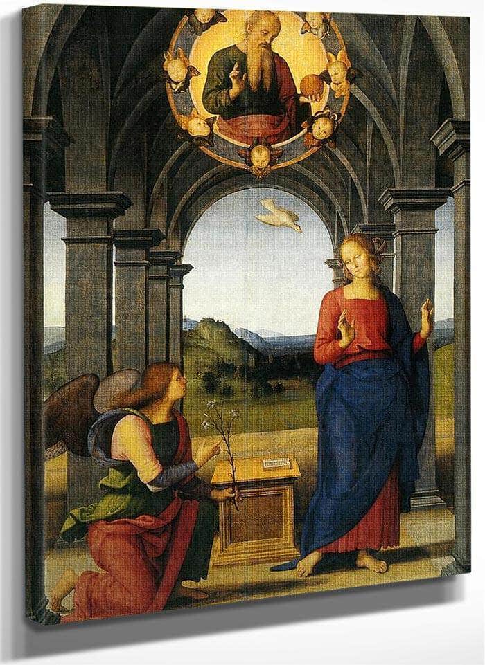 Annunciation Of Fano By Pietro Perugino