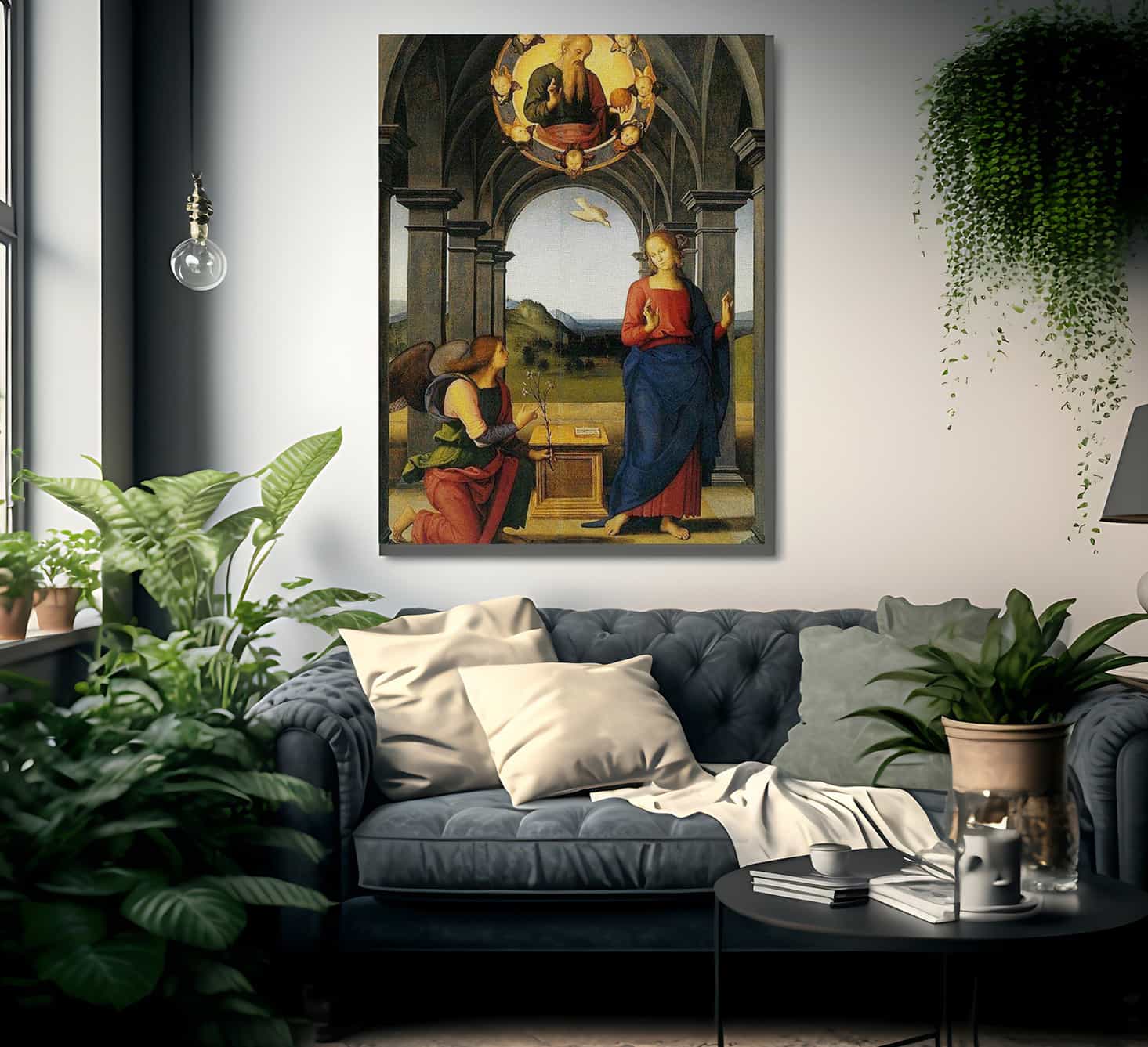 Annunciation Of Fano By Pietro Perugino - Image 2