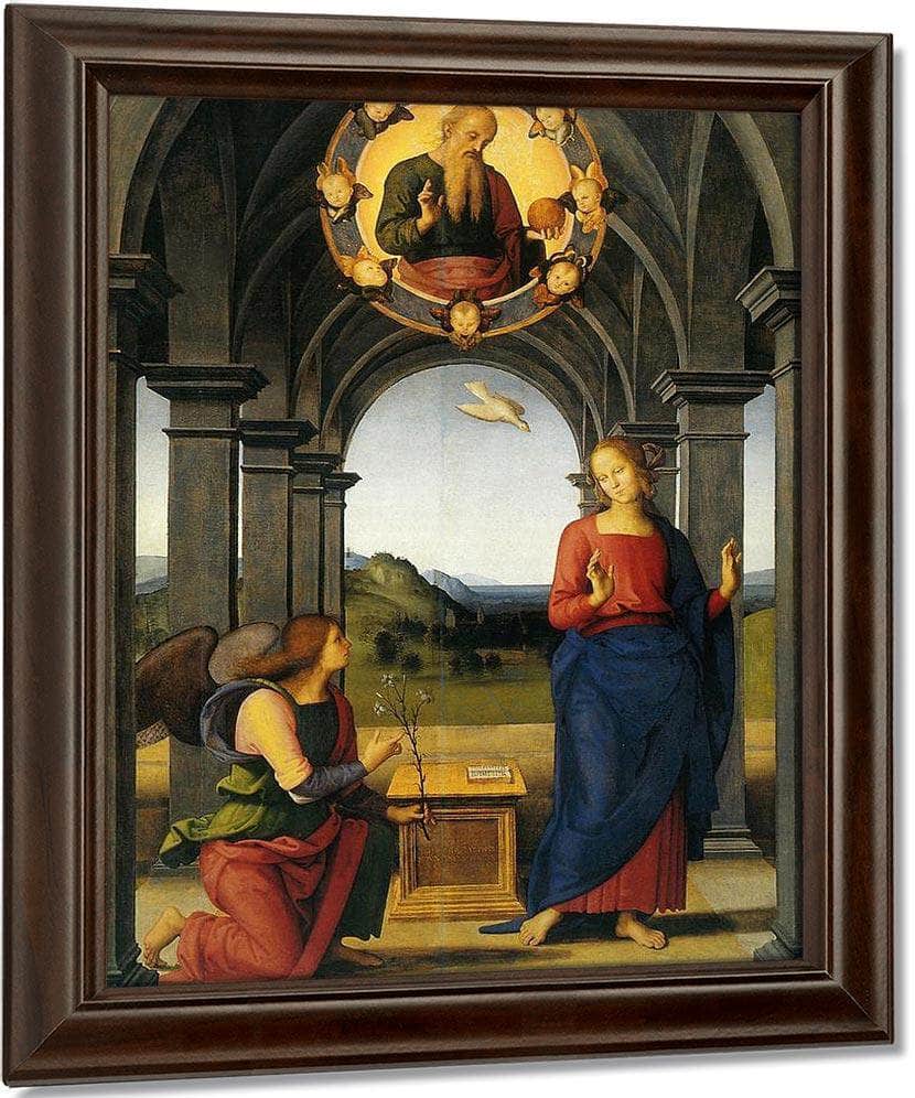 Annunciation Of Fano By Pietro Perugino - Image 5
