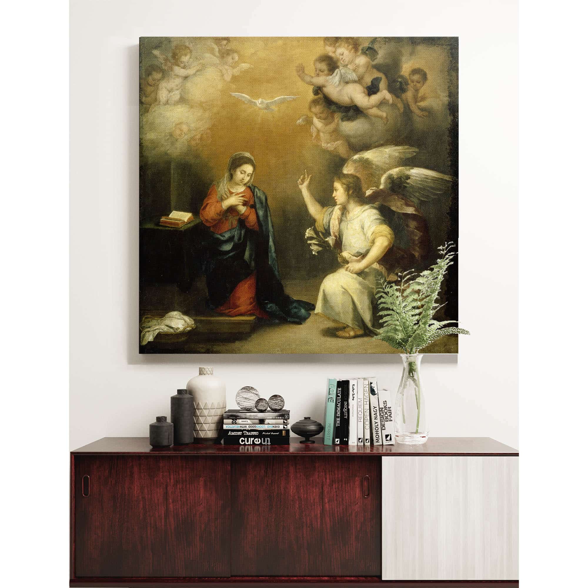 Annunciation To The Virgin by Bartolome Esteban Murillo - Image 5
