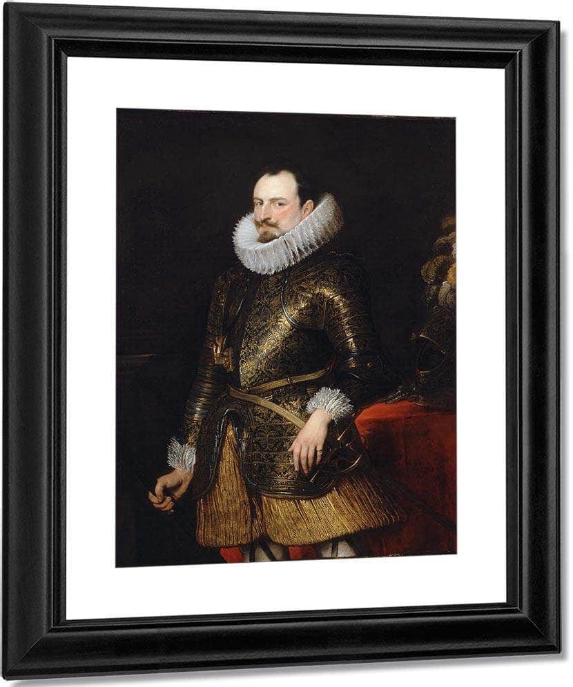 Anthony Van Dyck Emmanuel Philibert Of Savoy Prince Of Oneglia 1624 By Anthony Van Dyck - Image 3