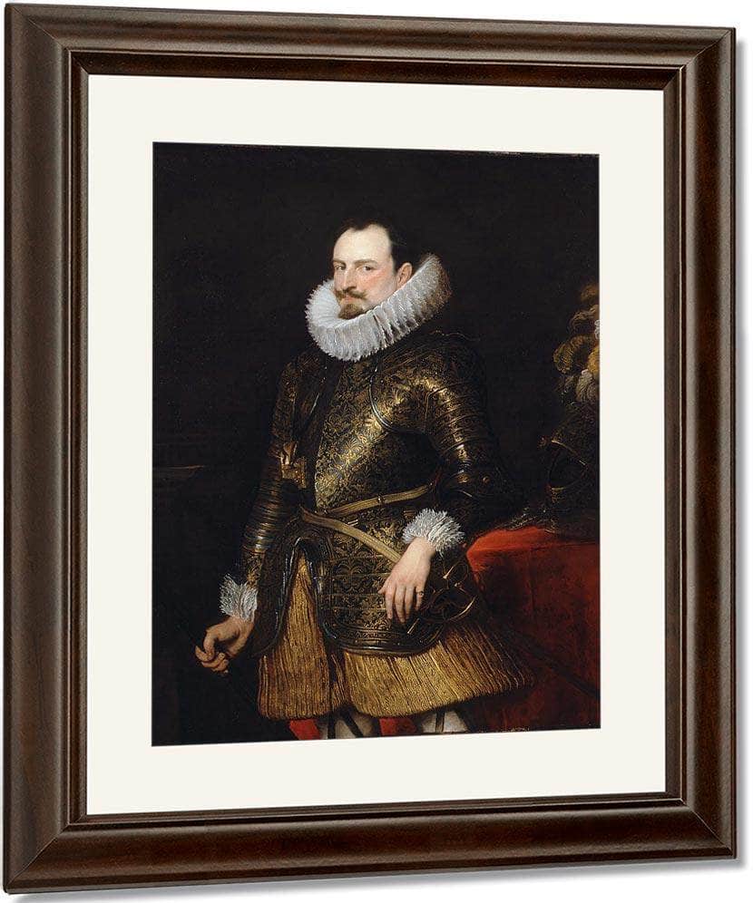Anthony Van Dyck Emmanuel Philibert Of Savoy Prince Of Oneglia 1624 By Anthony Van Dyck - Image 4