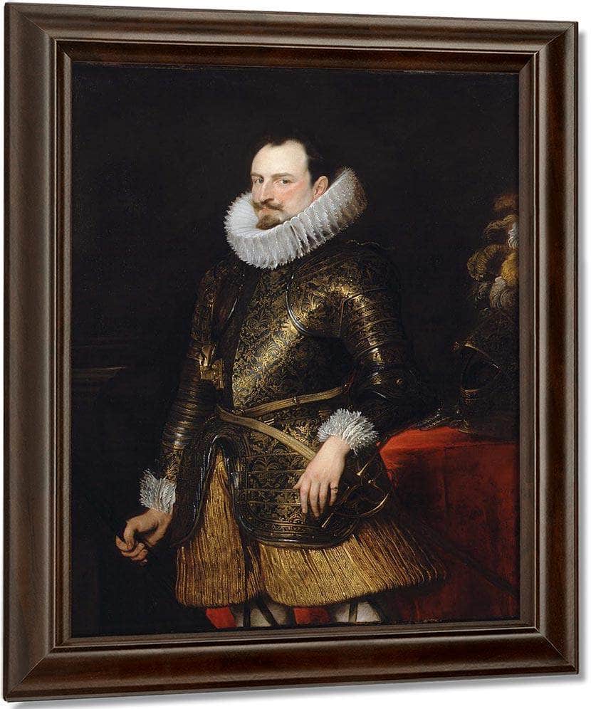 Anthony Van Dyck Emmanuel Philibert Of Savoy Prince Of Oneglia 1624 By Anthony Van Dyck - Image 5