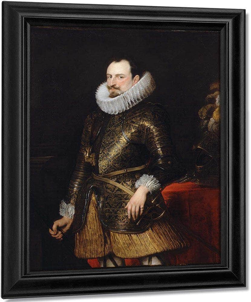 Anthony Van Dyck Emmanuel Philibert Of Savoy Prince Of Oneglia 1624 By Anthony Van Dyck - Image 7