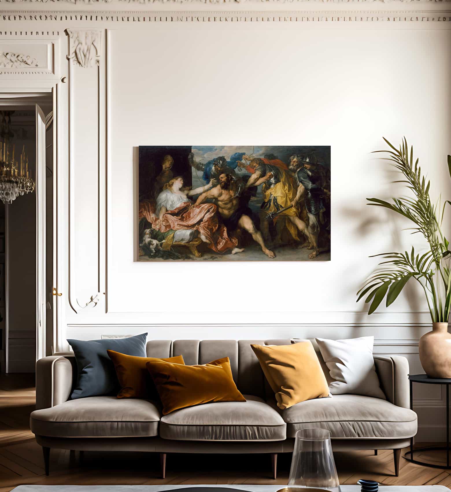 Anthony Van Dyck Samson And Delilah 1630 By Anthony Van Dyck - Image 3