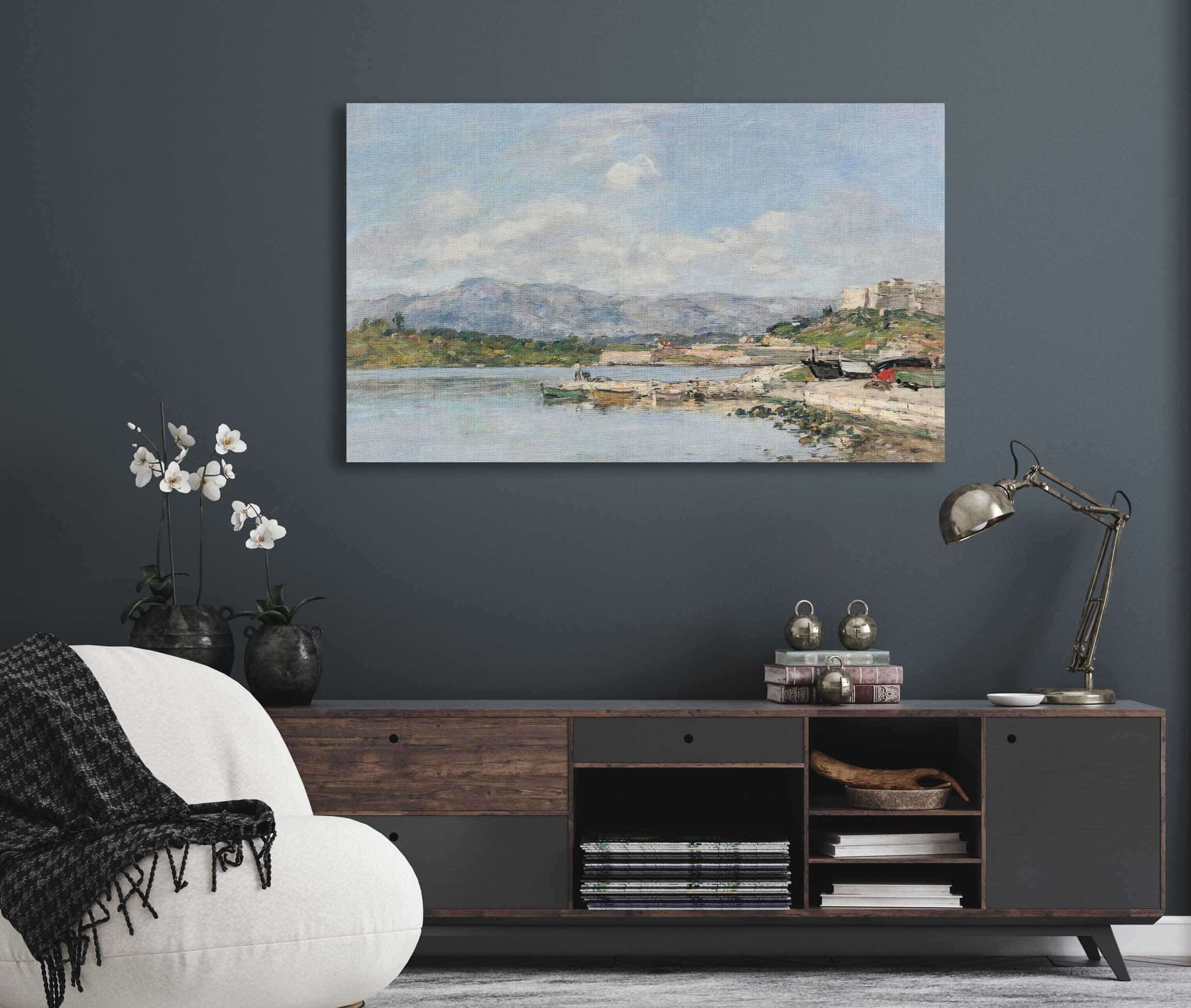 Antibes Le Fort Carre by Eugene Boudin - Image 5