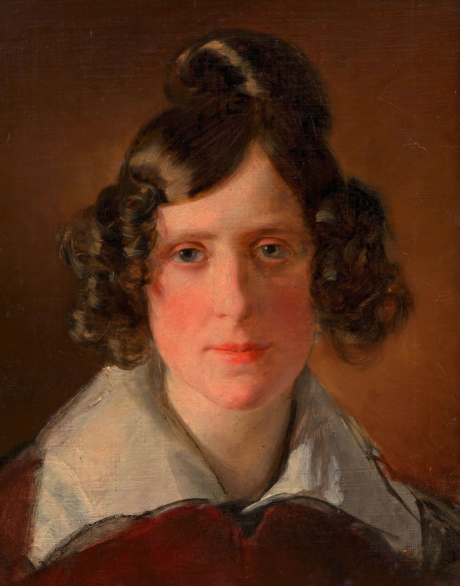 Antonie Amerling Geb Kaltenthaler Frau Amerlings by Friedrich Von Amerling