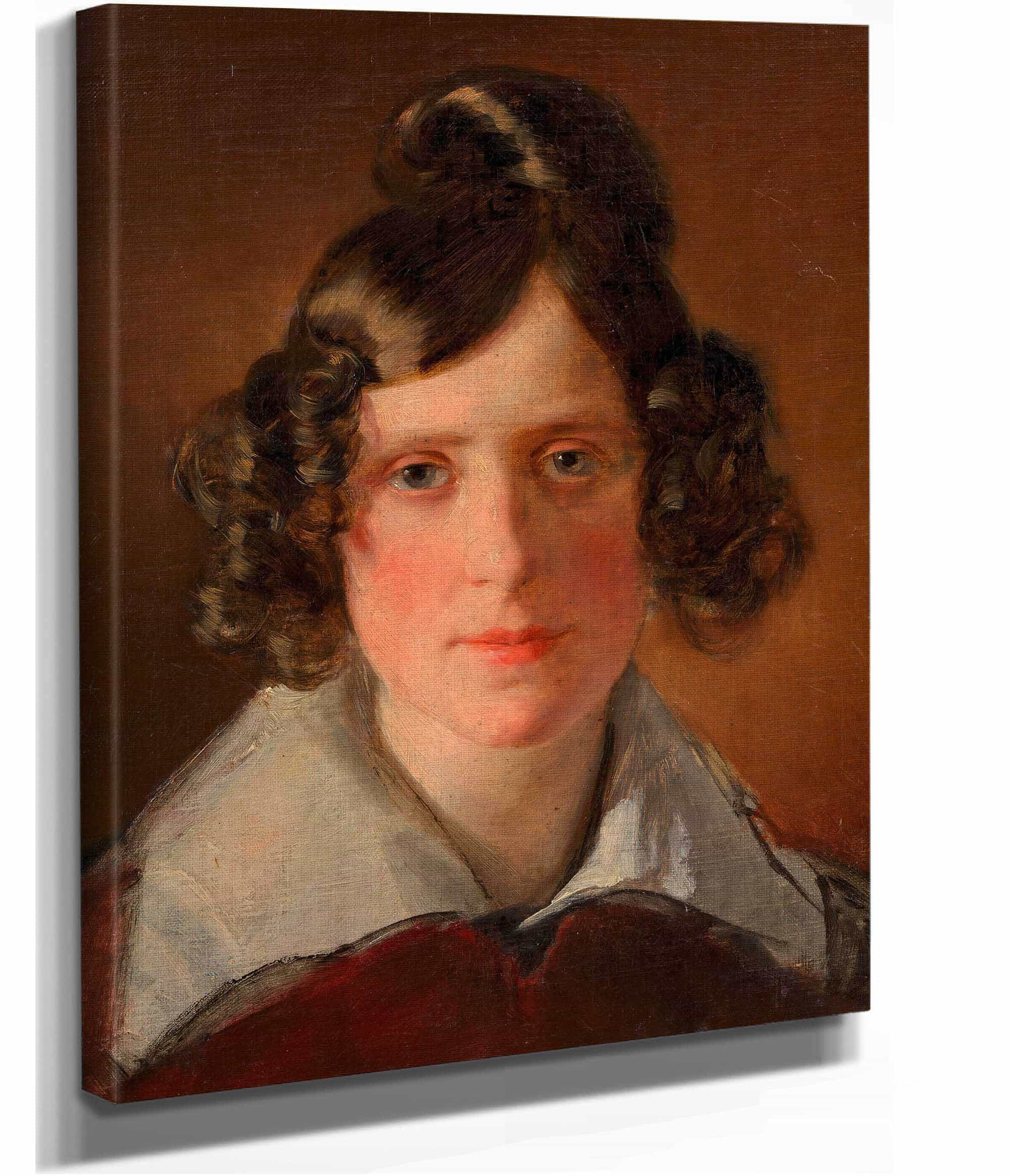 Antonie Amerling Geb Kaltenthaler Frau Amerlings by Friedrich Von Amerling - Image 2