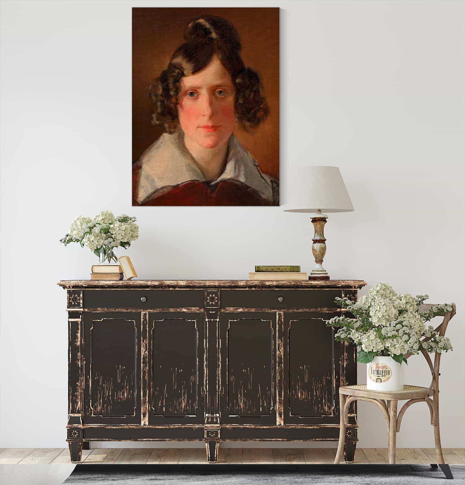 Antonie Amerling Geb Kaltenthaler Frau Amerlings by Friedrich Von Amerling - Image 4