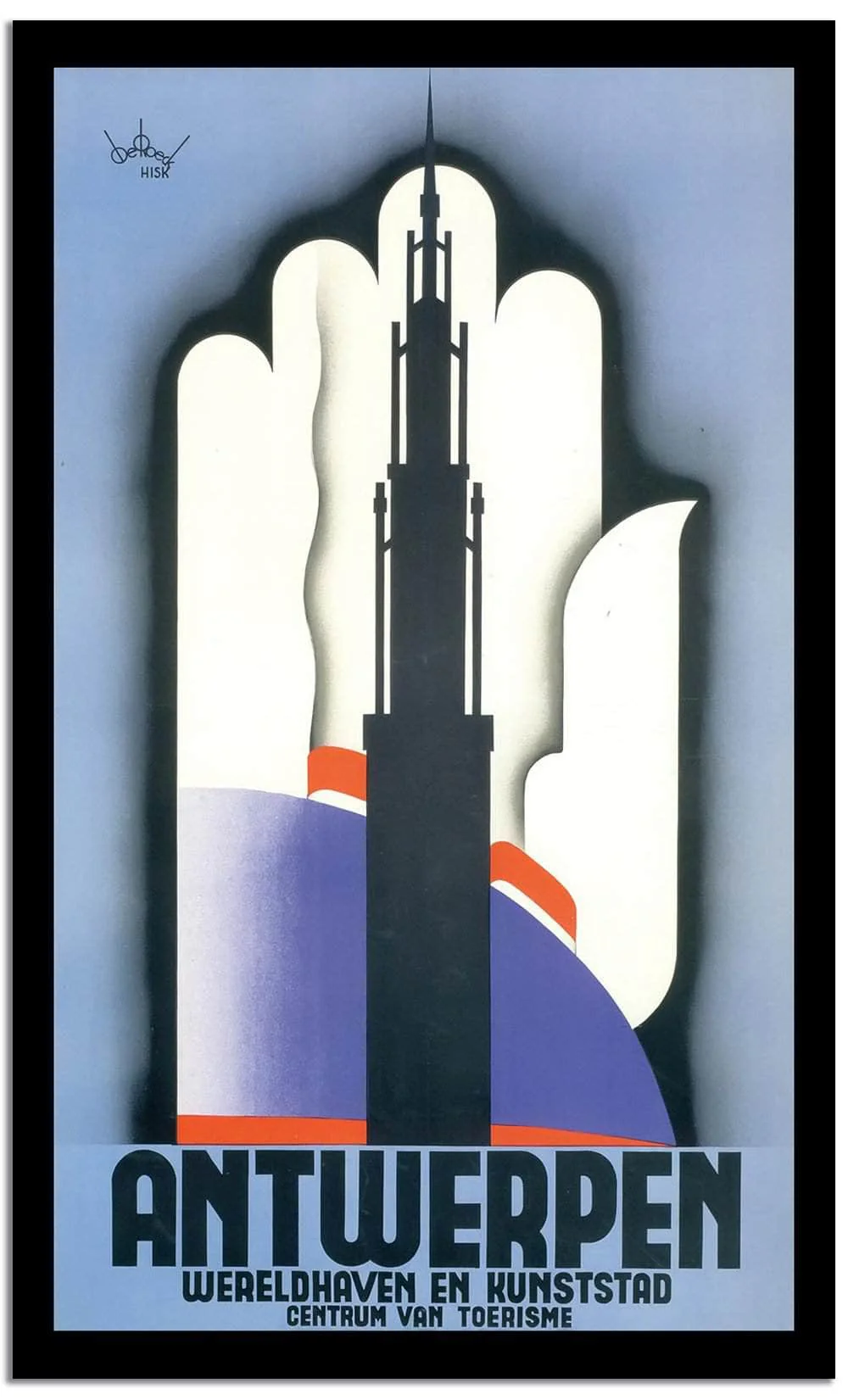 Antwerpem Vintage Poster - Image 2