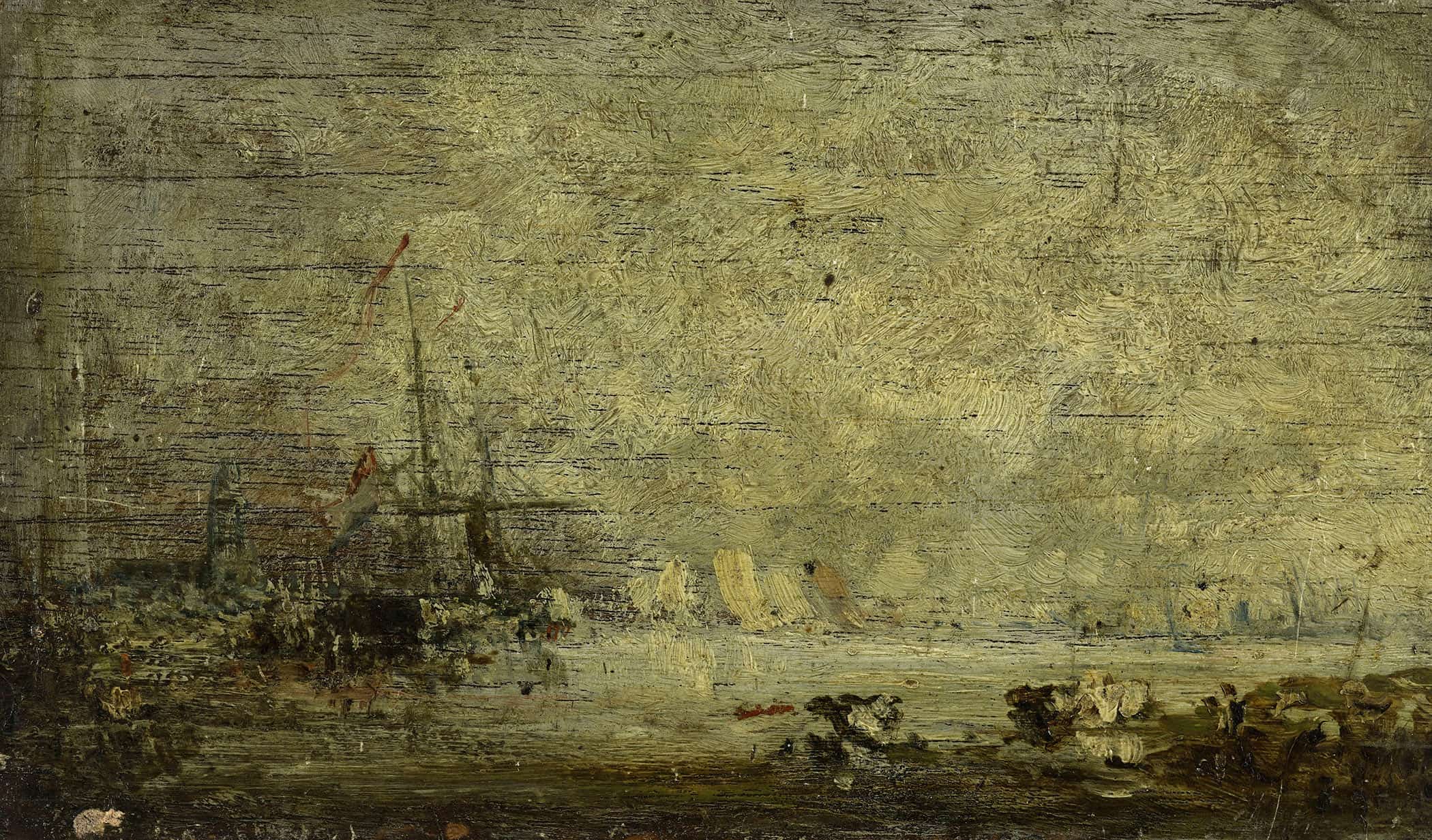 Anvers Marine by Felix Ziem - Image 2