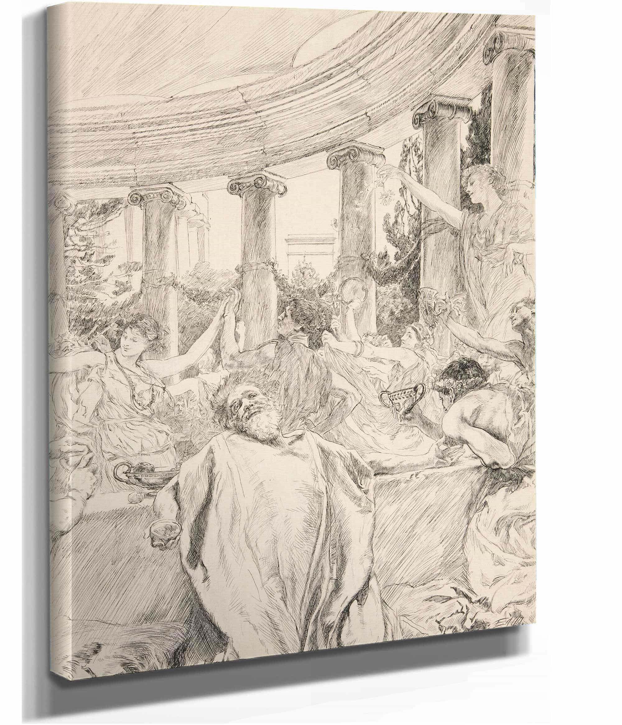 Apemantus Hoy Day What A Sweep Of Vanity by Edwin Austin Abbey - Image 3