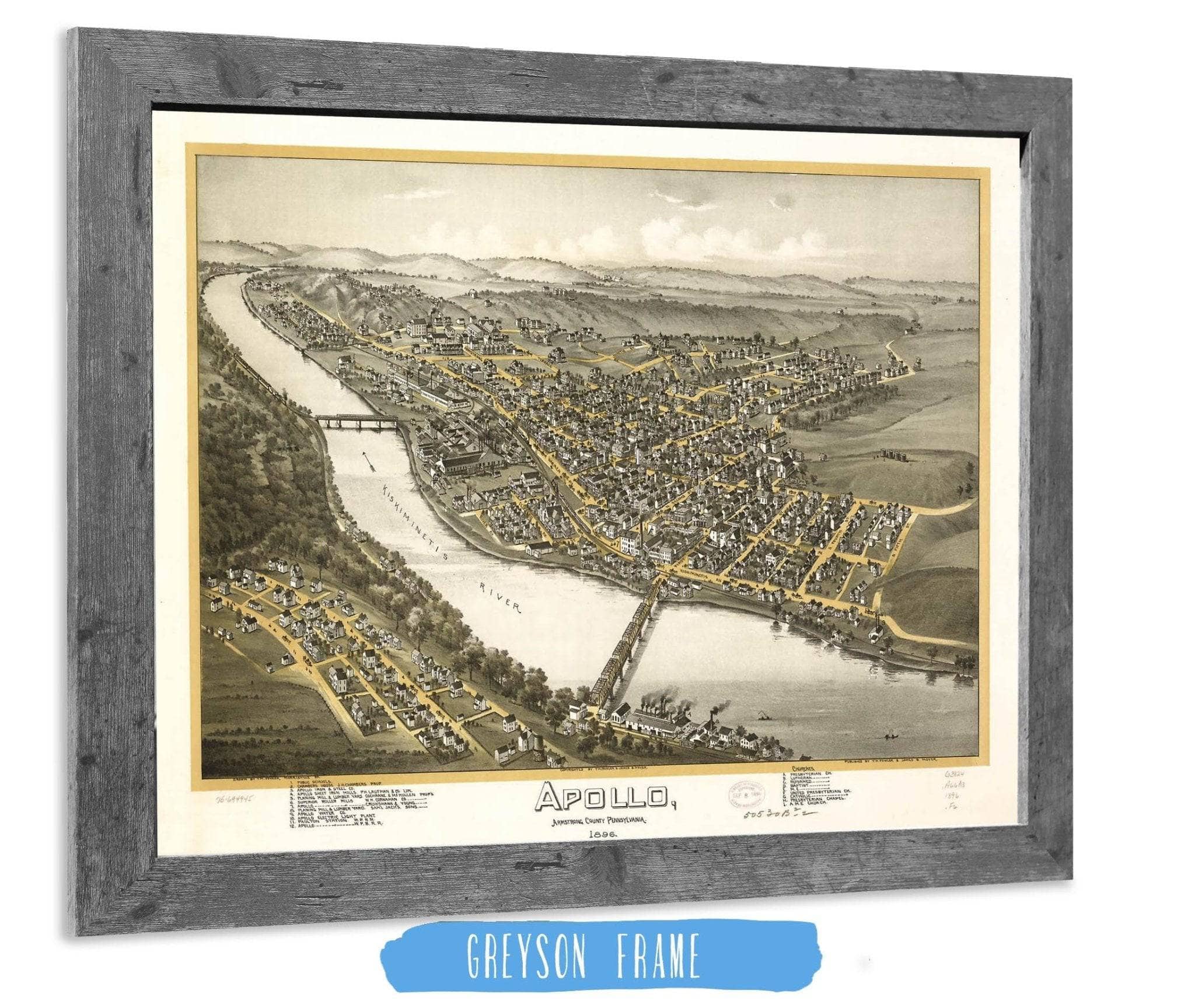 Apollo Armstrong County Pennsylvania 1896 State of Pennsylvania - Image 6