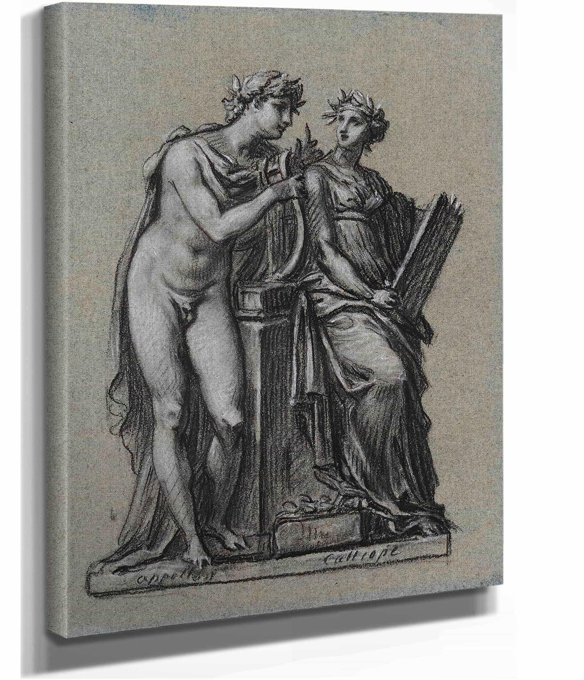 Apollon Et Calliope by Pierre Paul Prudhon - Image 2