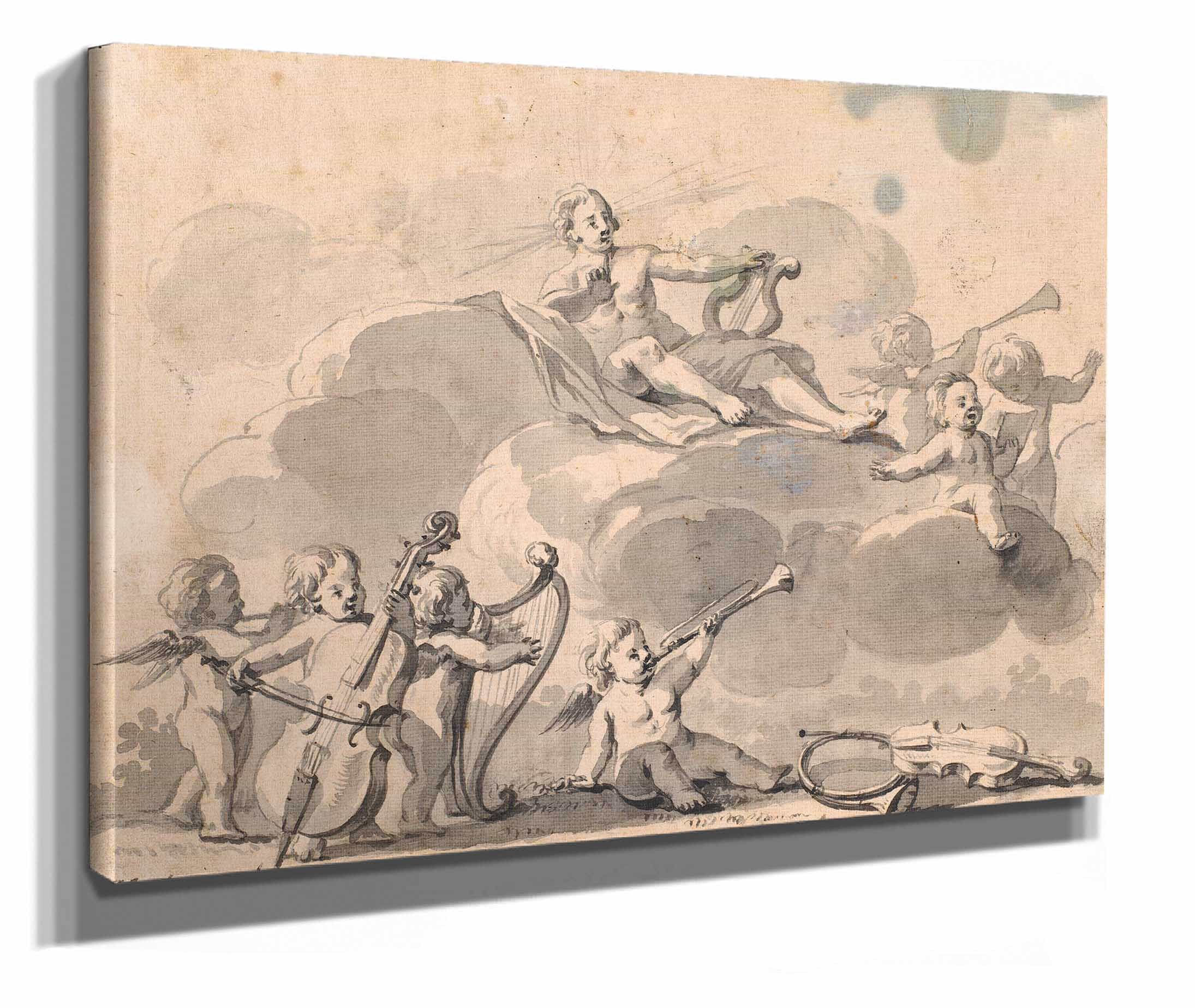 Apollon Og Musicerende Genier by Jens Juel - Image 2