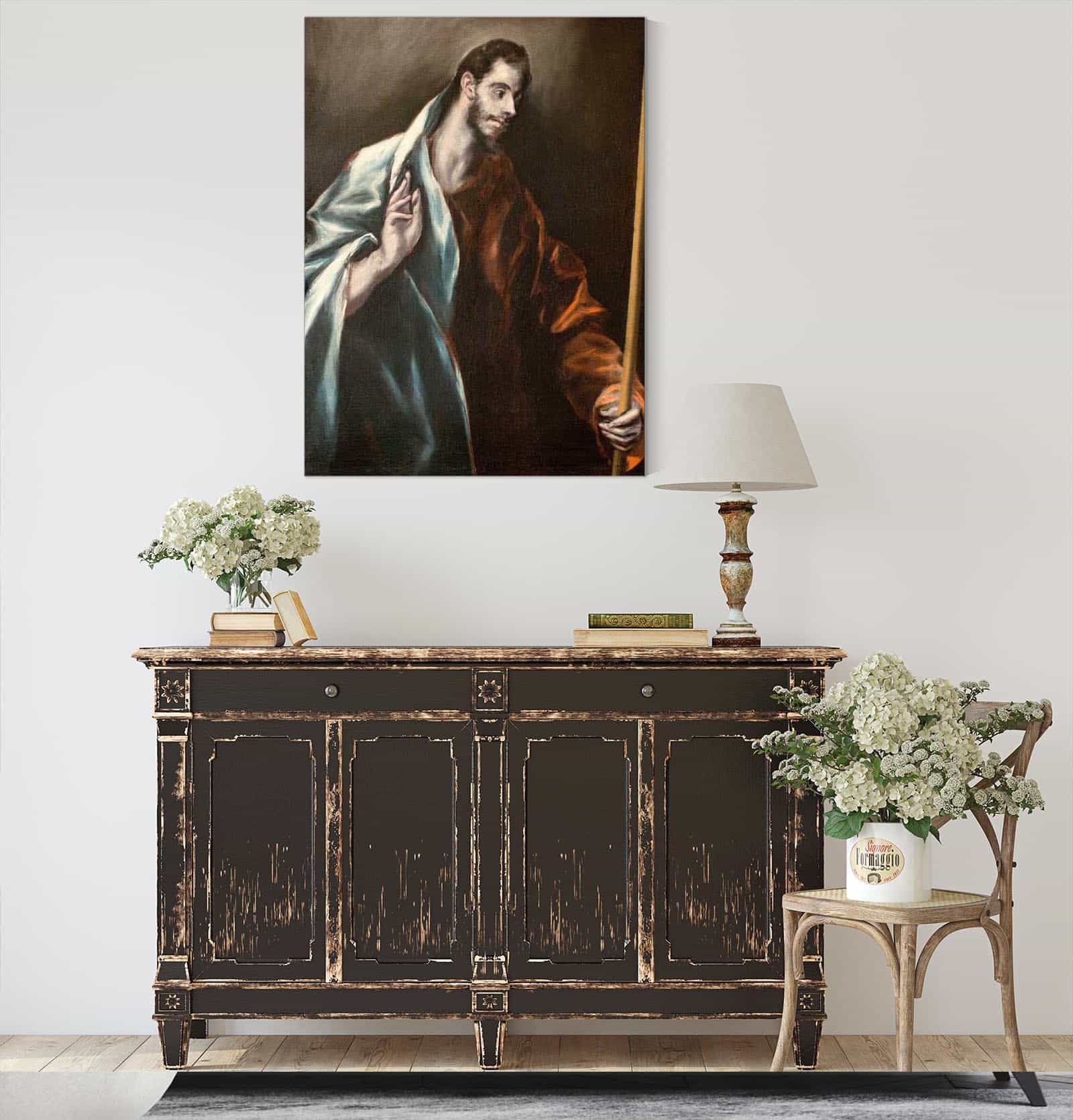 Apostle St Thomas by El Greco - Image 4