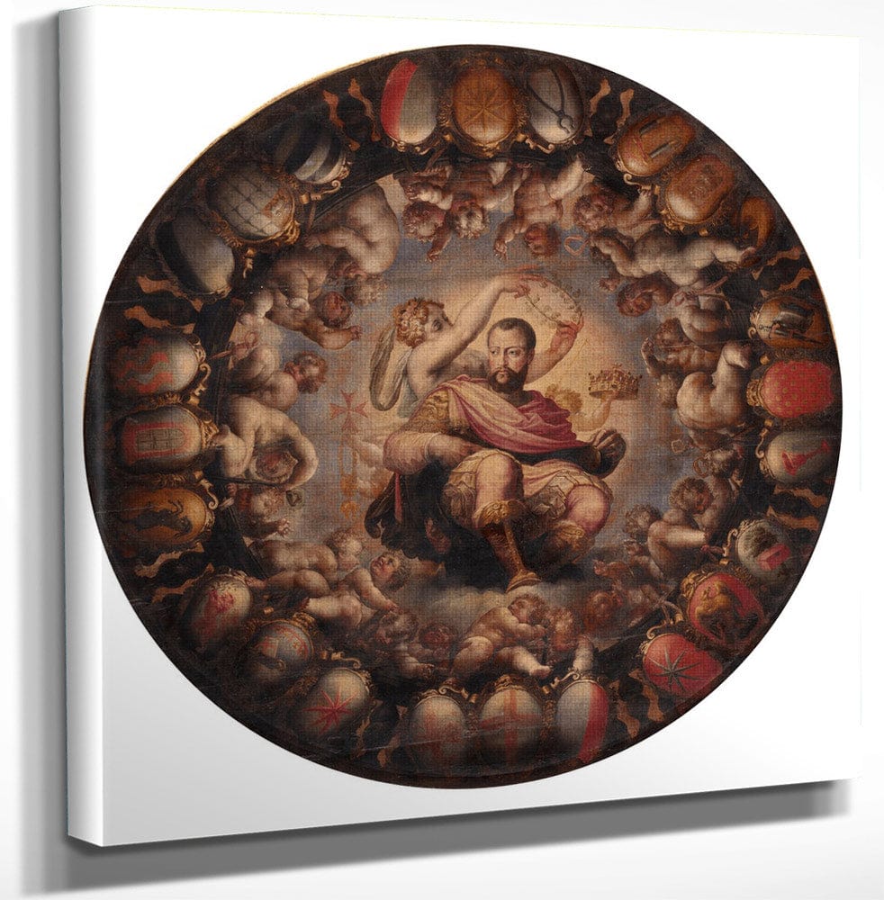 Apotheosis Of Cosimo I 1565 By Giorgio Vasari