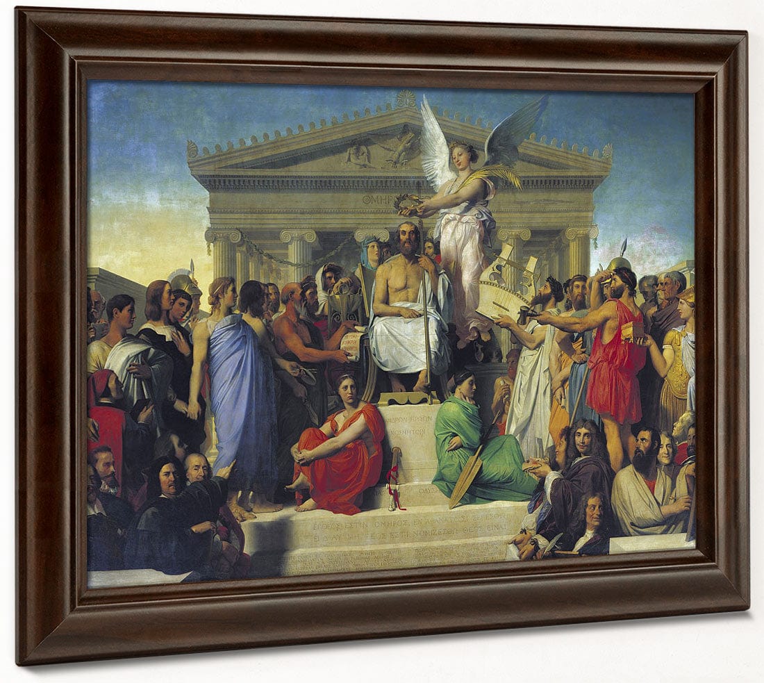 Apotheosis Of Homer By Jean Auguste Dominique Ingres - Image 6