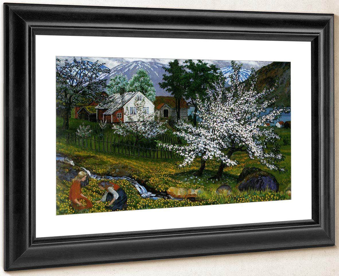 Apple Trees In Blossom By 1 By Nicolai Astrup - Image 2