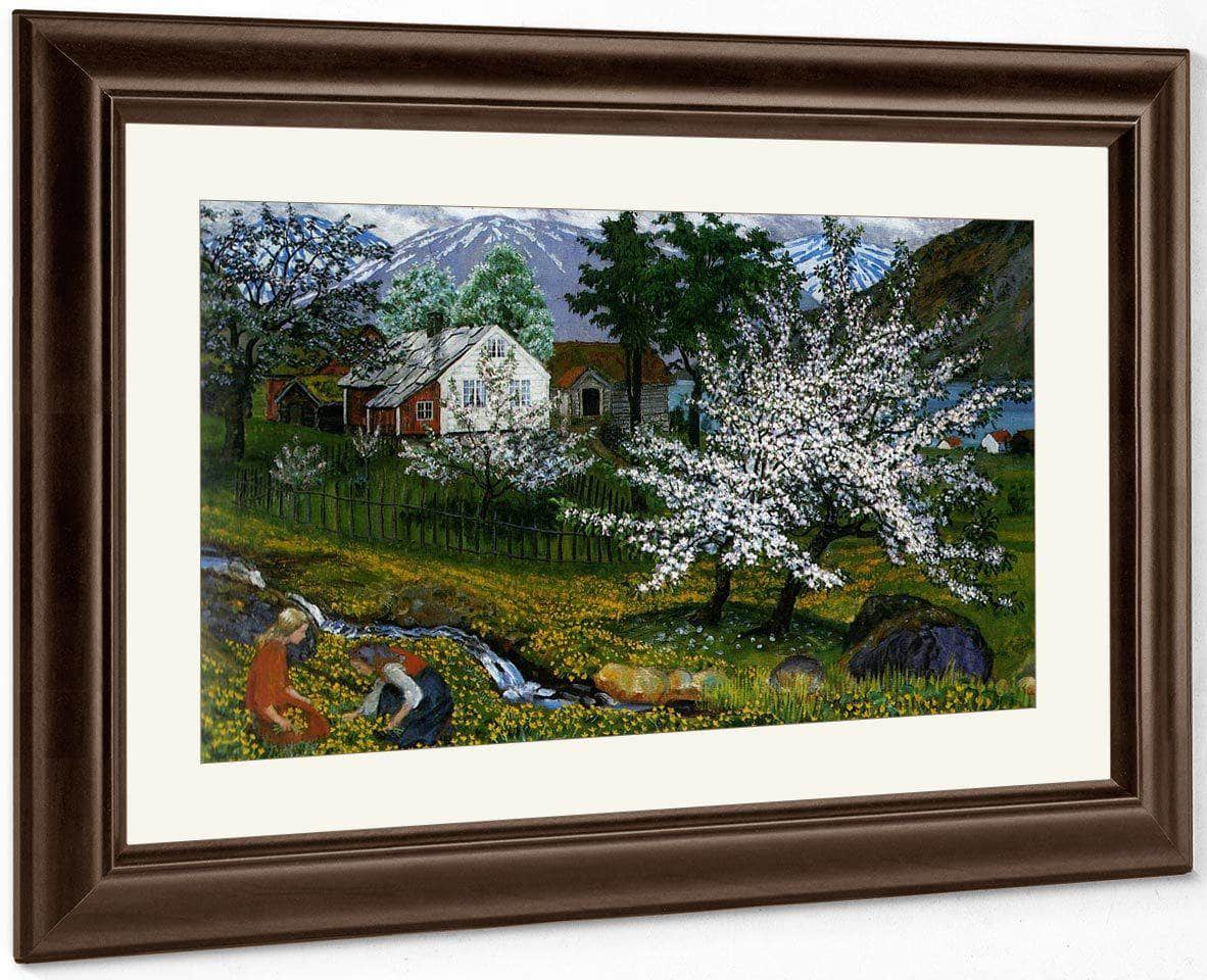 Apple Trees In Blossom By 1 By Nicolai Astrup - Image 3