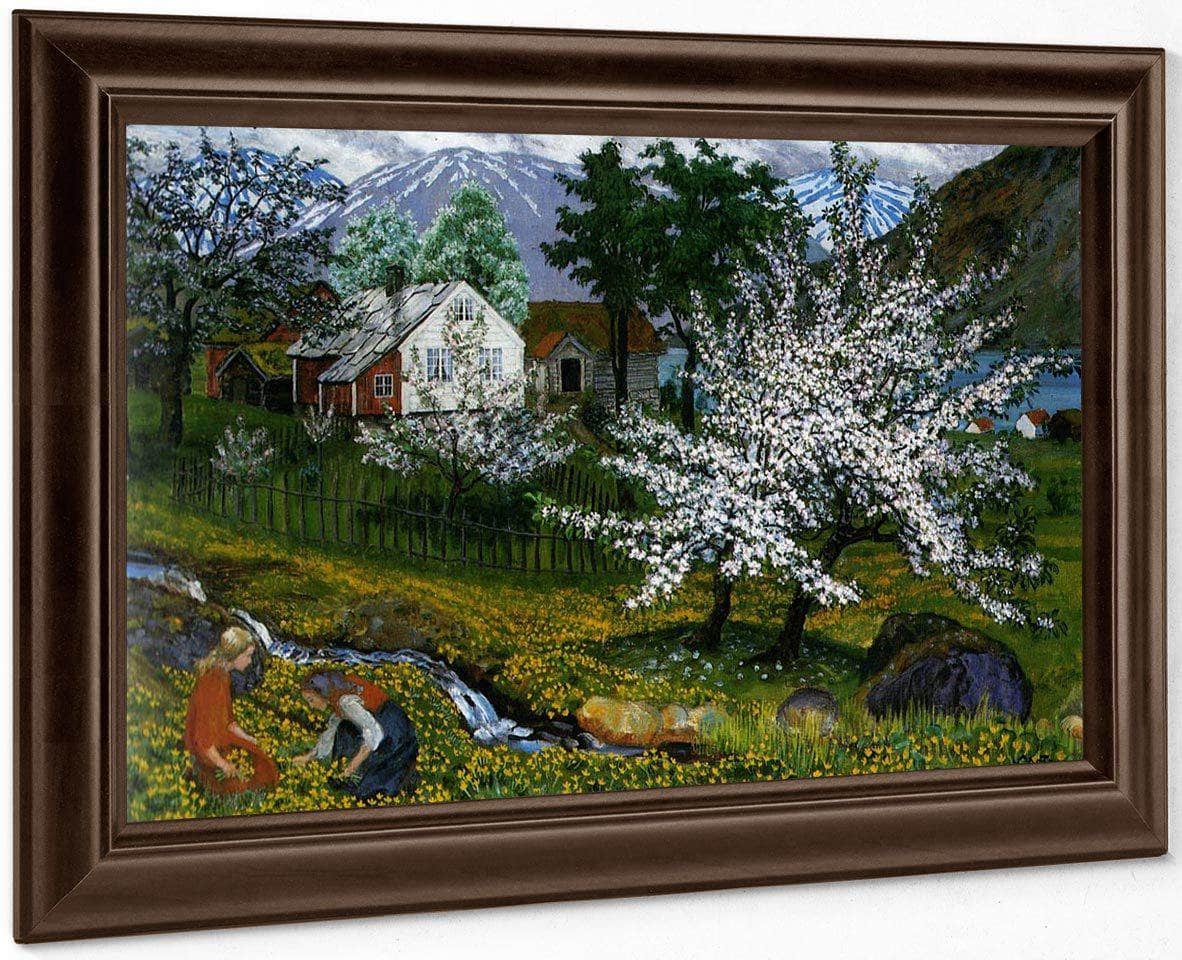 Apple Trees In Blossom By 1 By Nicolai Astrup - Image 4