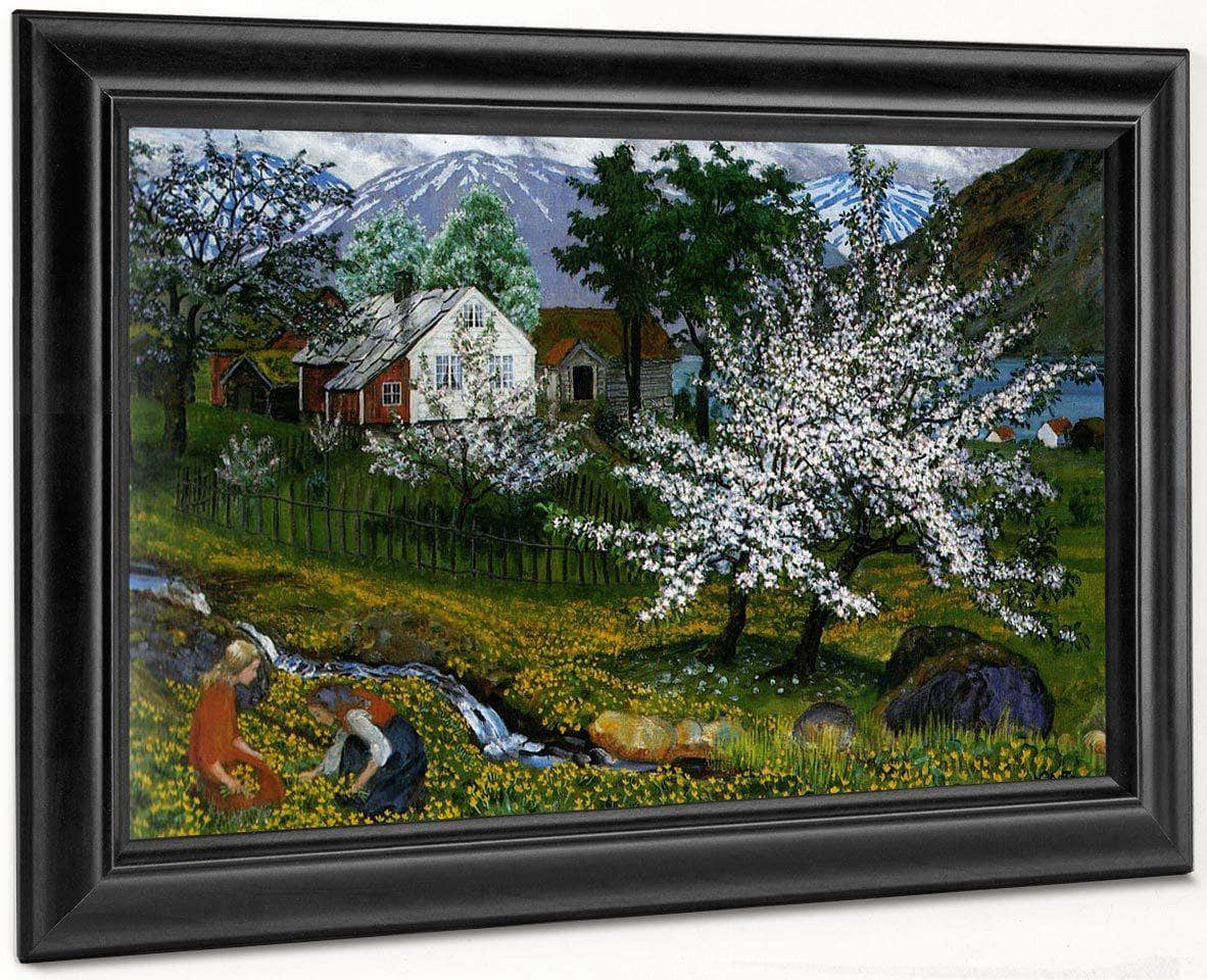 Apple Trees In Blossom By 1 By Nicolai Astrup - Image 6