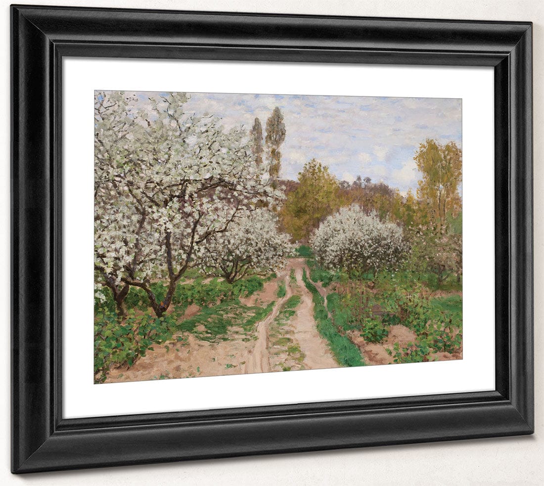 Apple Trees In Blossom By Claude Monet - Image 4