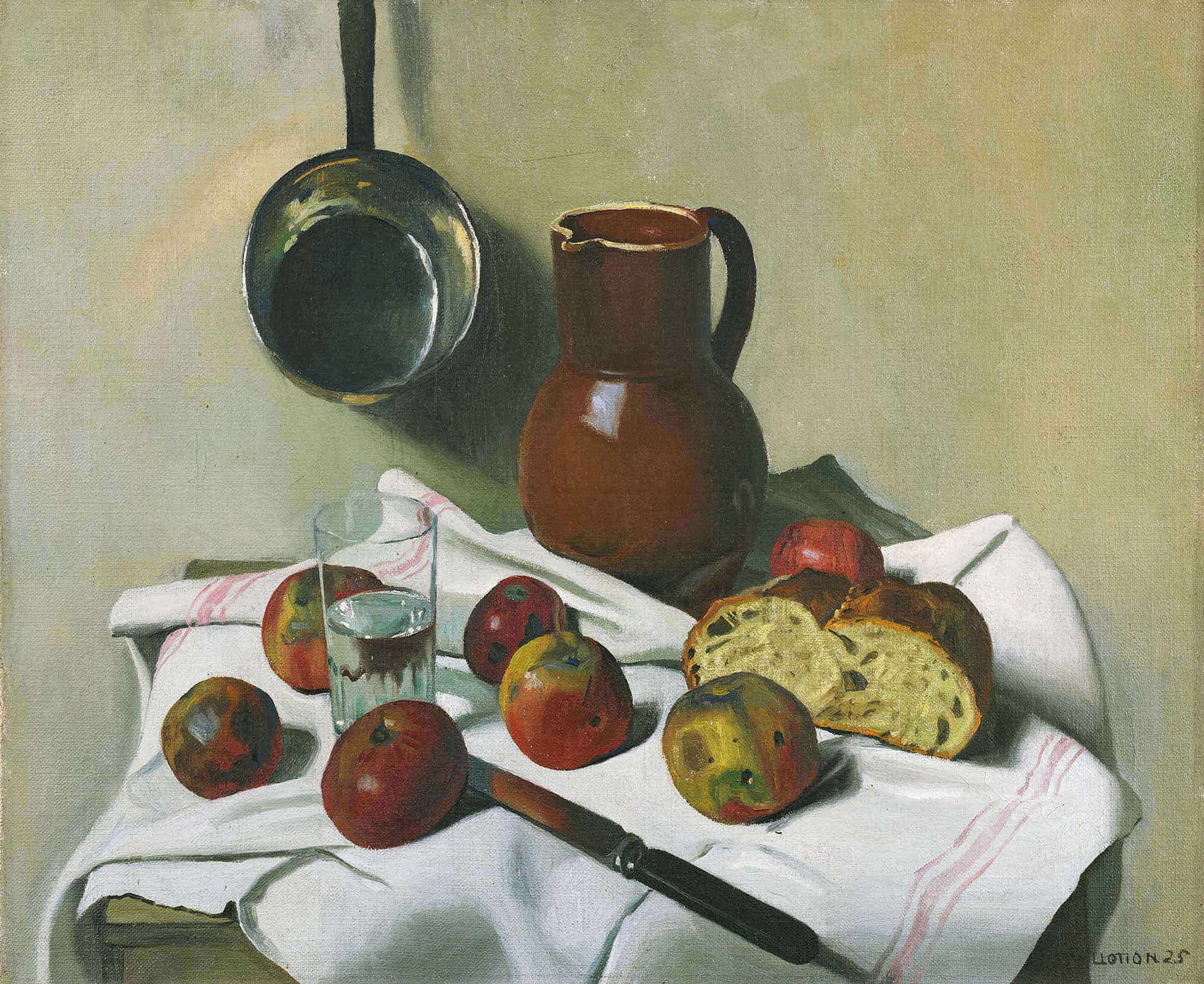 Apples Jug Glass Of Water And Tin Pan by Felix Vallotton - Image 2