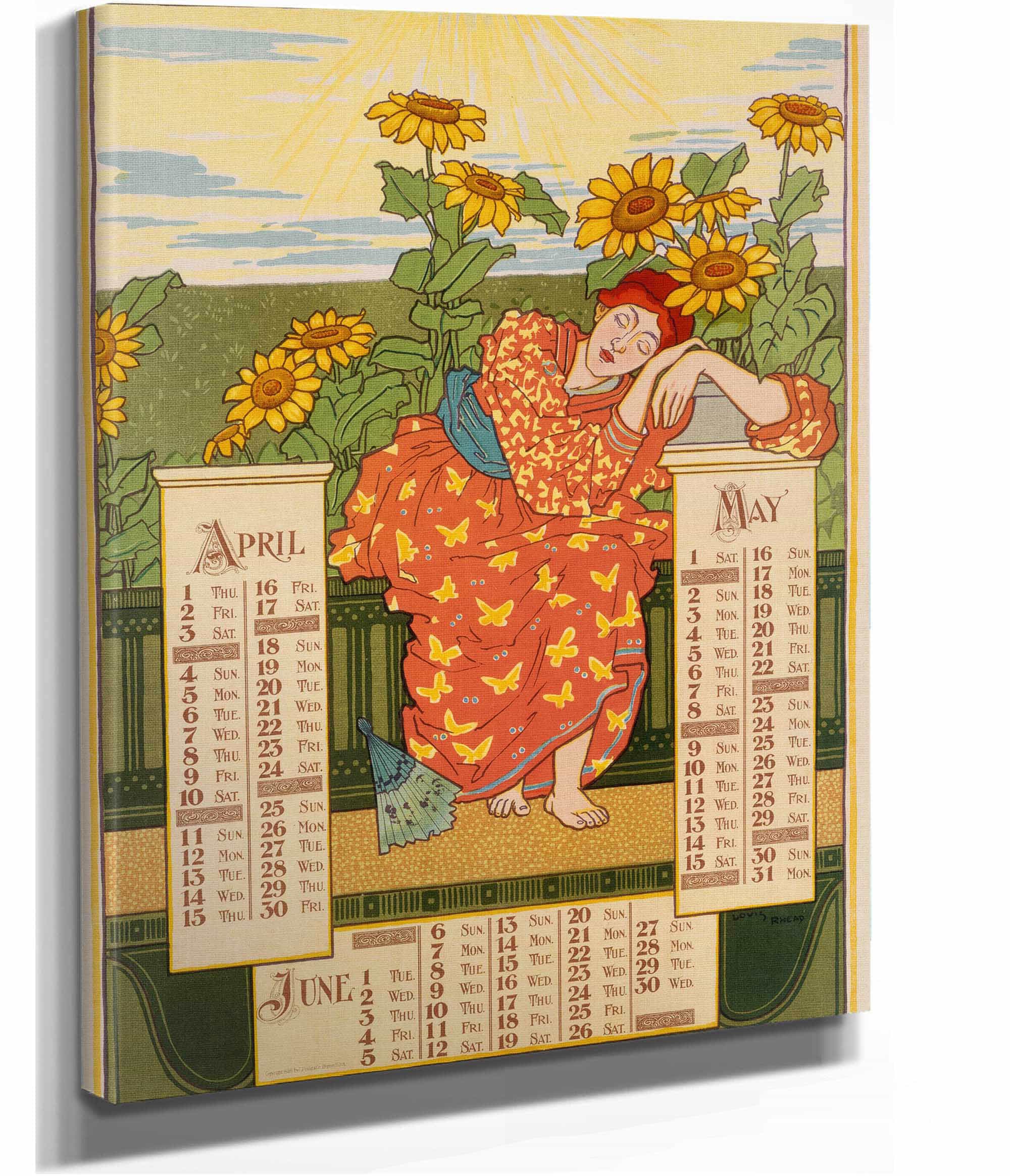 April May June by Louis Rhead - Image 2