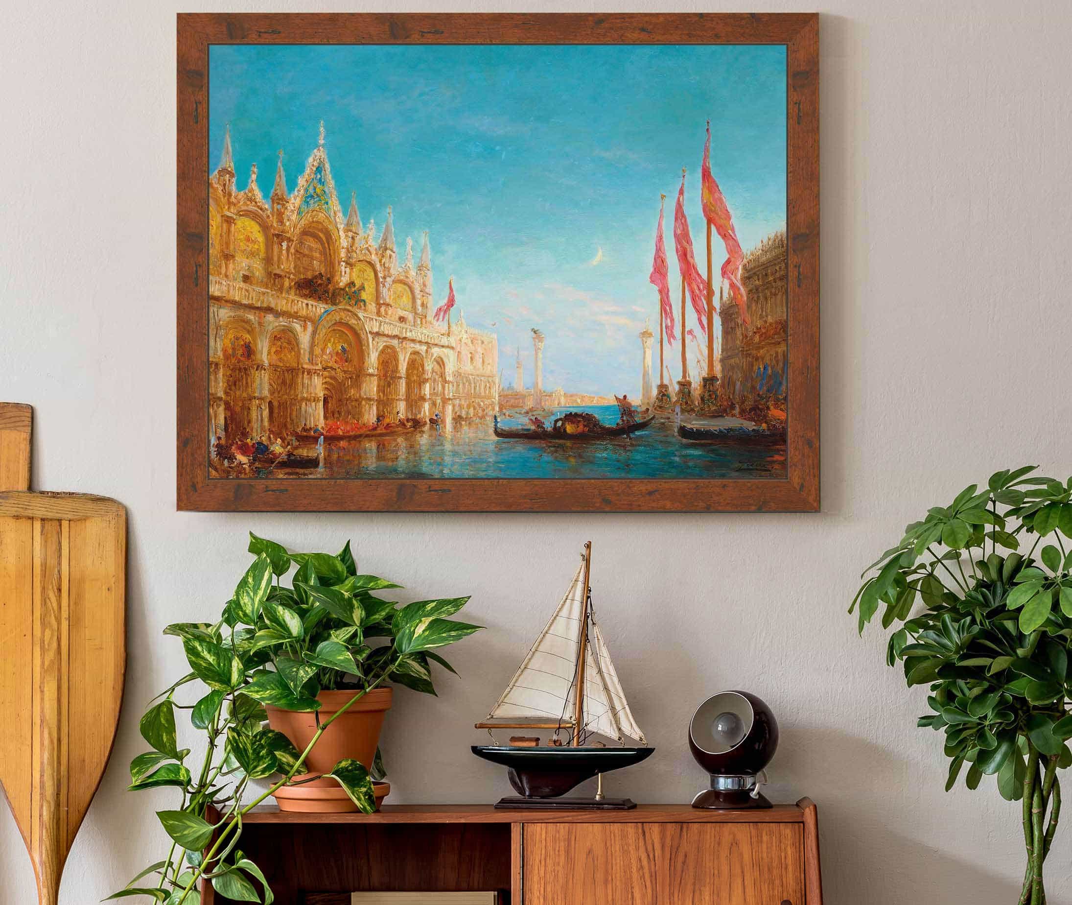 Aqua Alta by Felix Ziem - Image 3