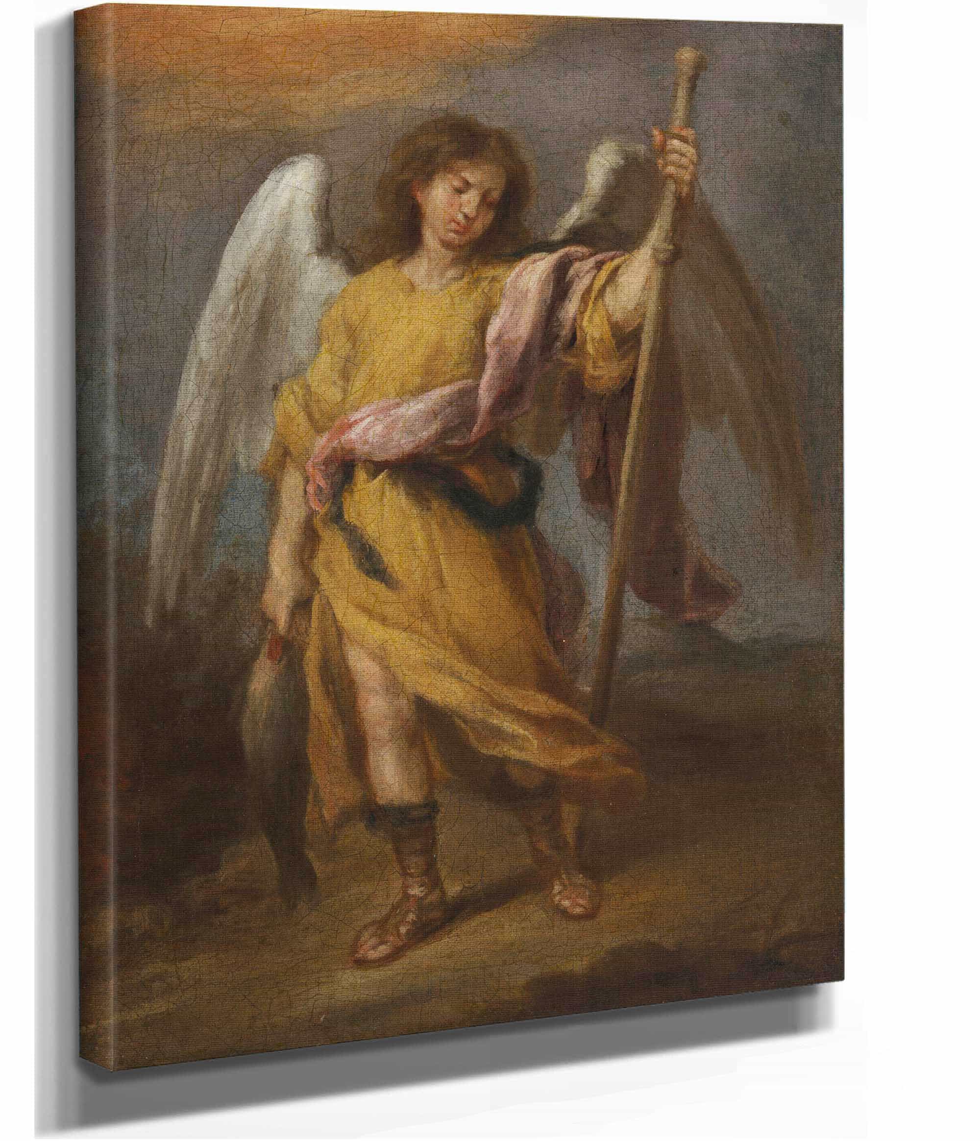 Archangel Raphael by Bartolome Esteban Murillo - Image 2