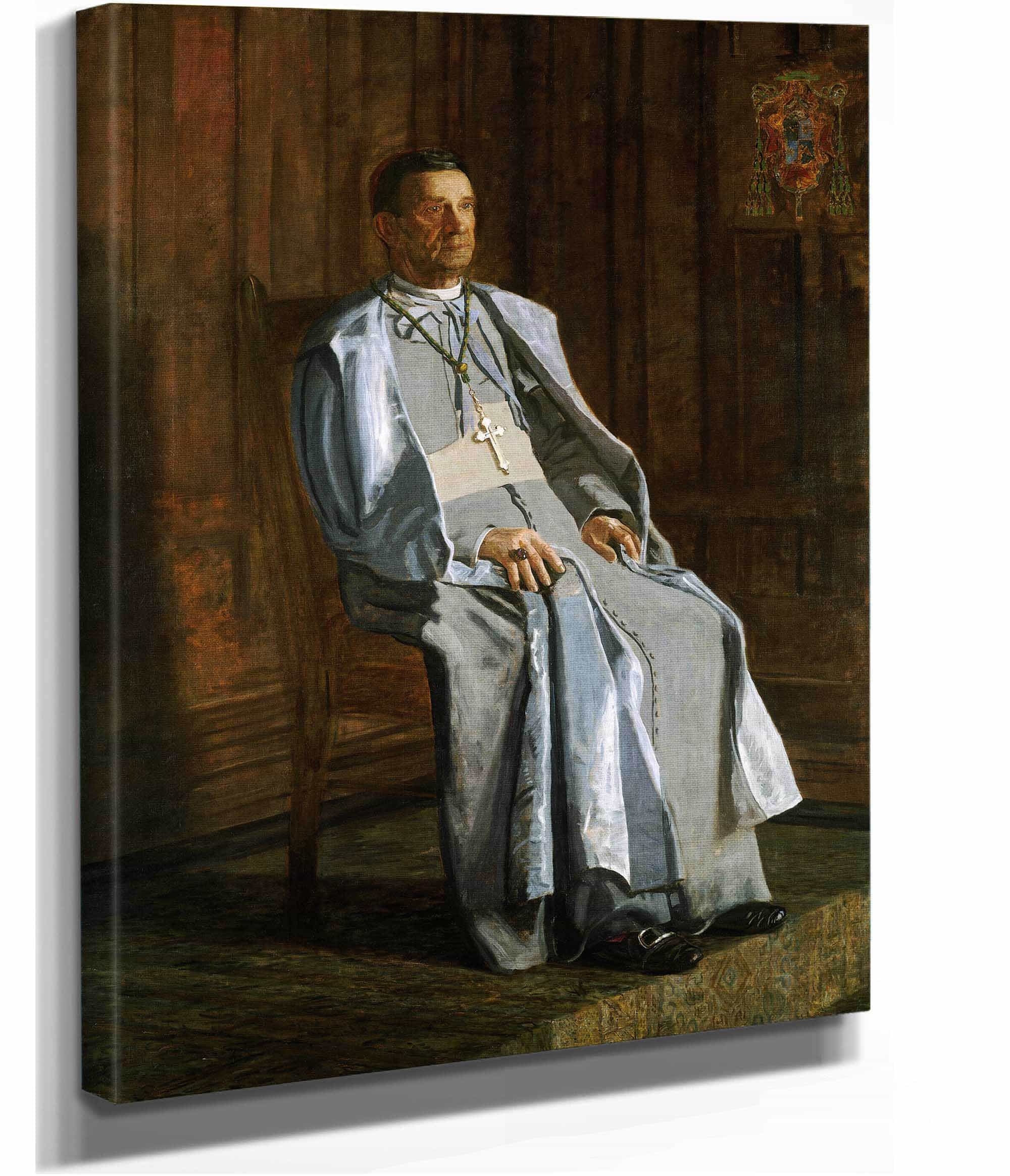 Archbishop Diomede Falconio by Thomas Eakins - Image 2