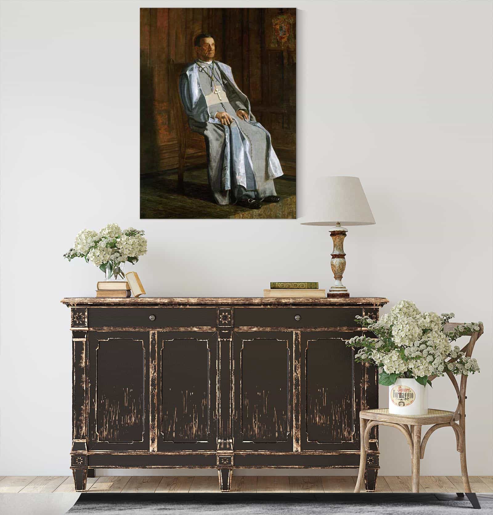 Archbishop Diomede Falconio by Thomas Eakins - Image 4