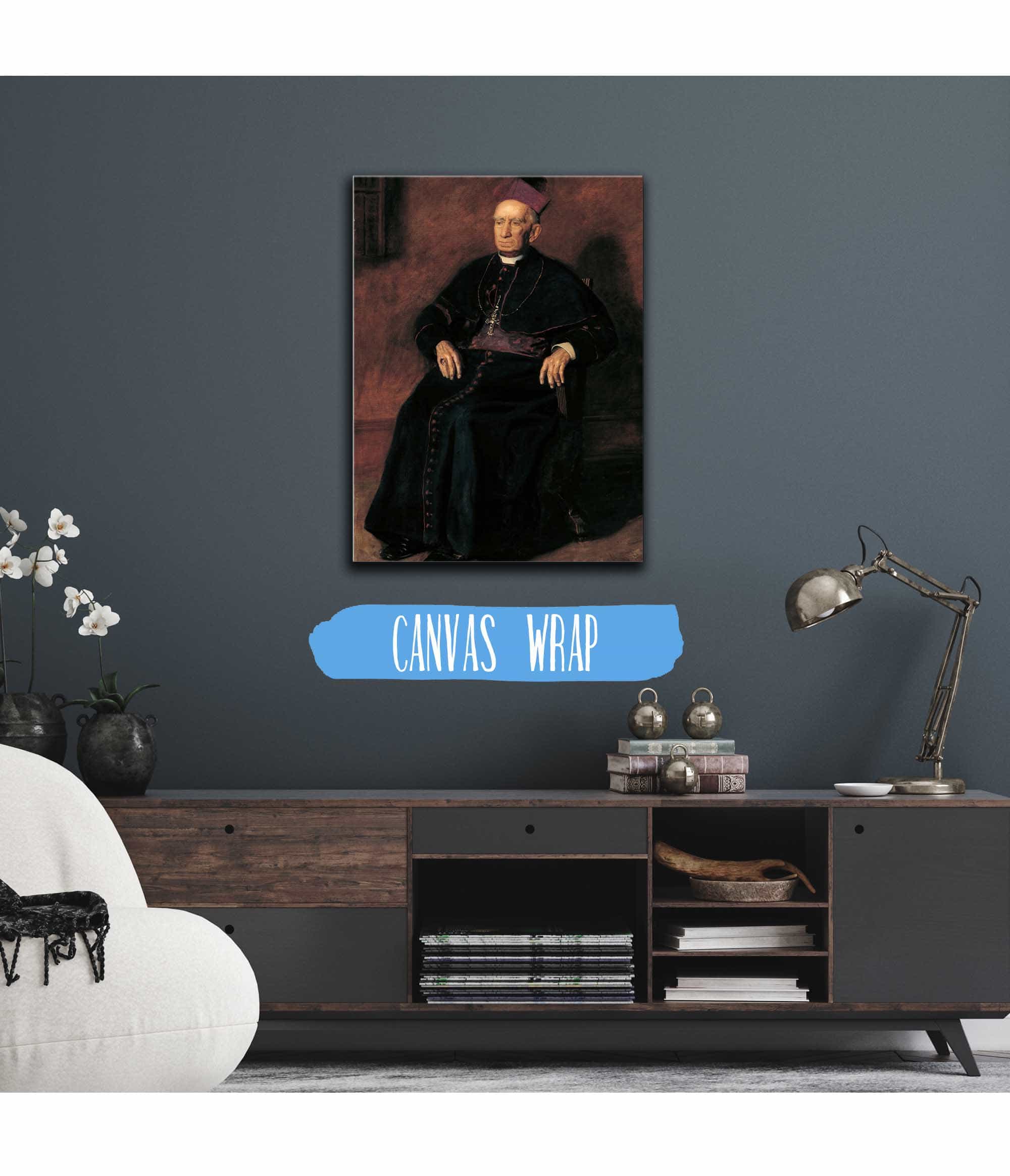 Archbishop William Henry Elder by Thomas Eakins - Image 3